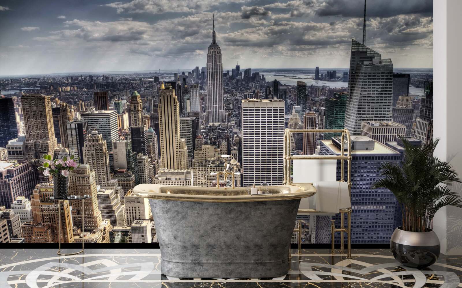 Fototapet new york așteaptă să vină ploaia