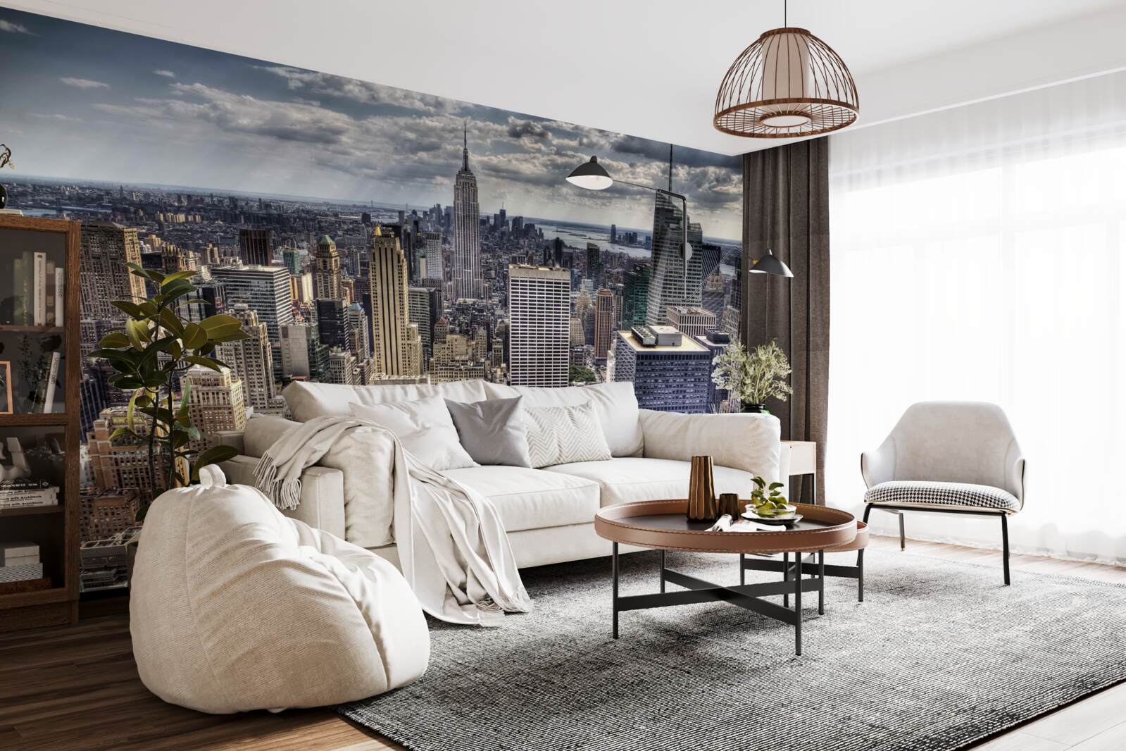 Fototapet new york așteaptă să vină ploaia