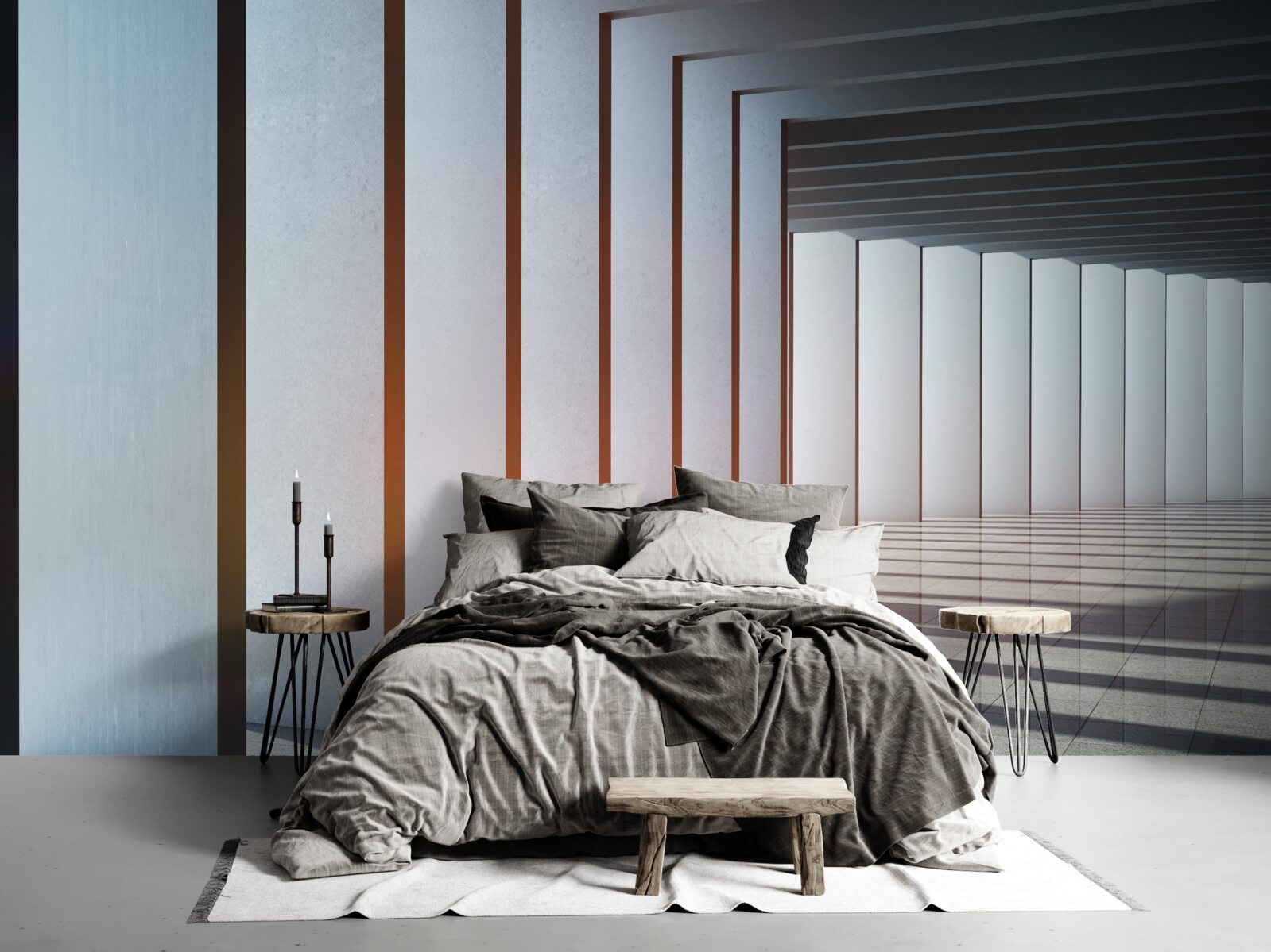 Fototapet arce dreptunghiulare în zori