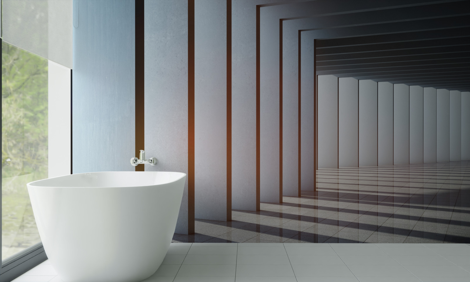 Fototapet arce dreptunghiulare în zori