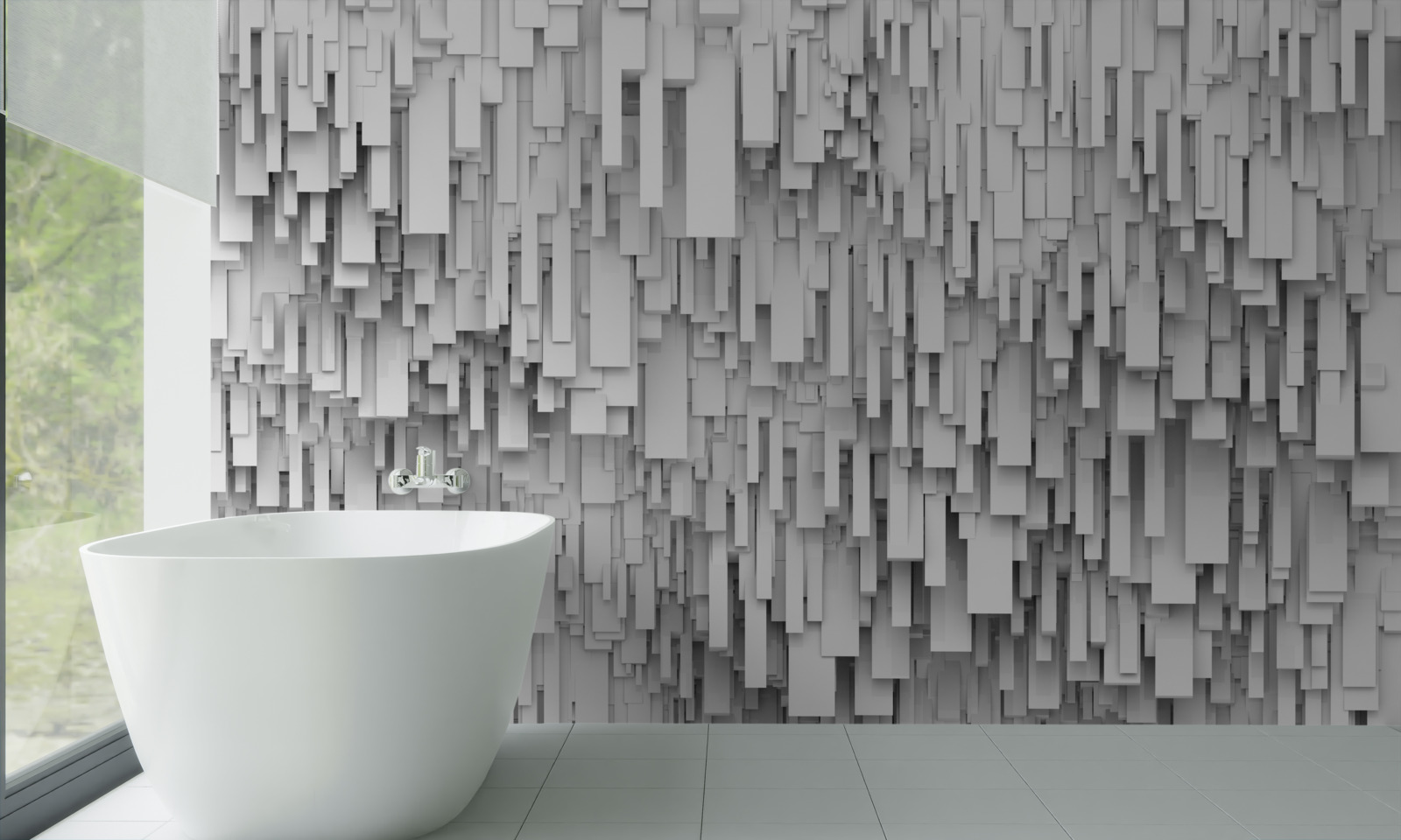 Fototapet ploaie torențială