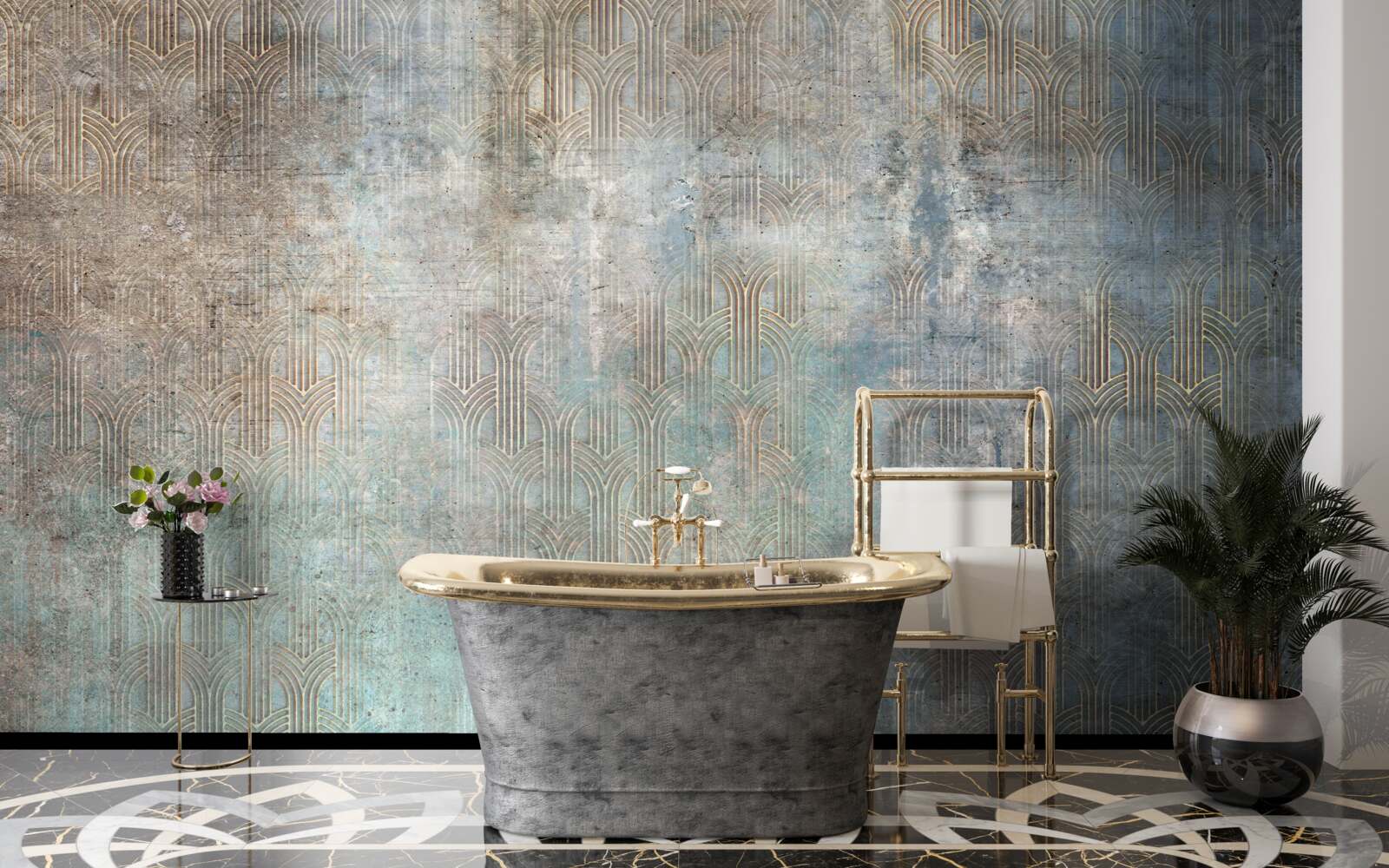 Fototapet ploaie care cade pe apă noaptea