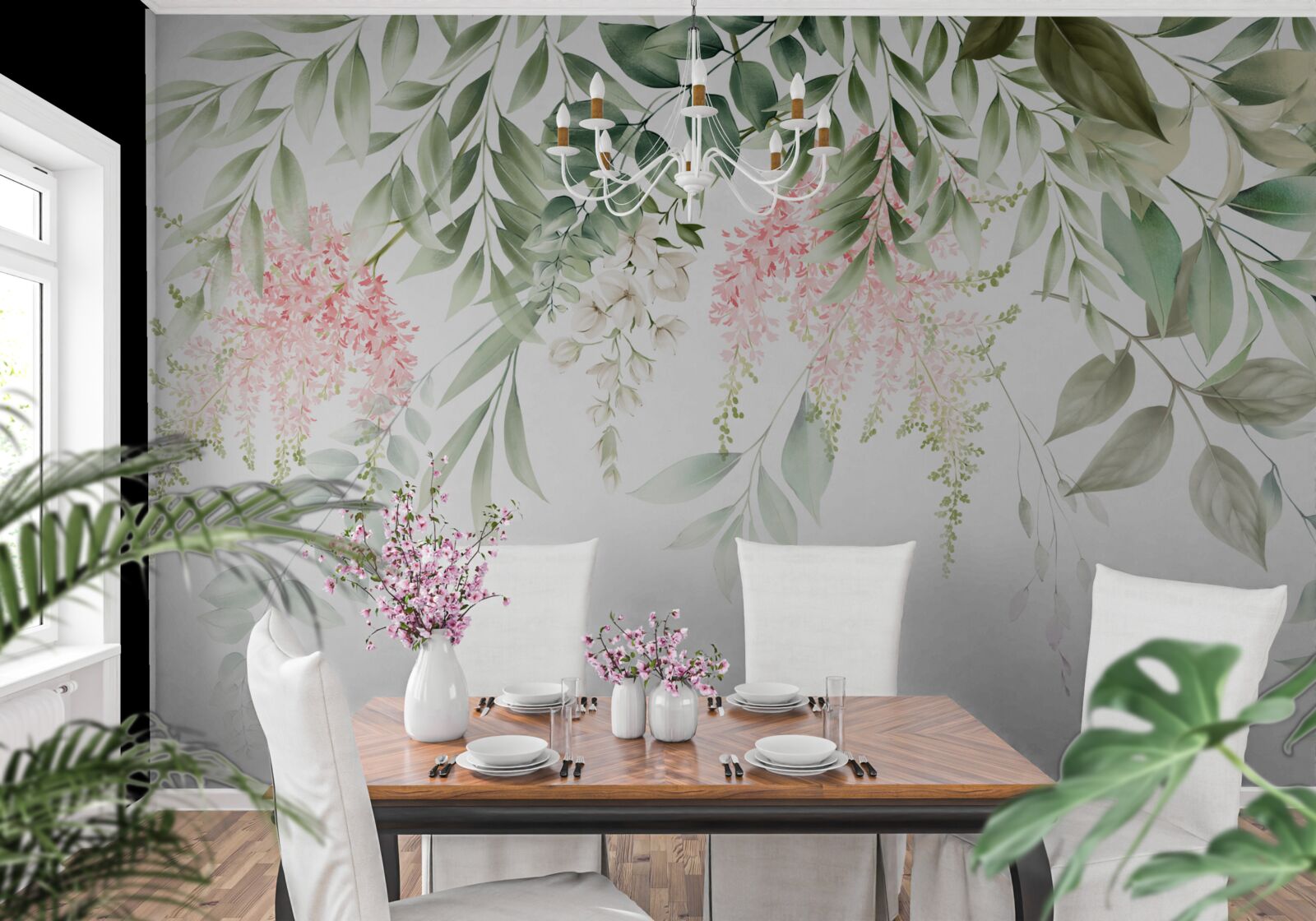 Fototapet plante tropicale suspendate