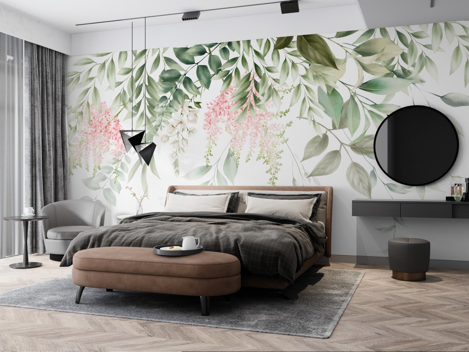 Fototapet plante tropicale suspendate