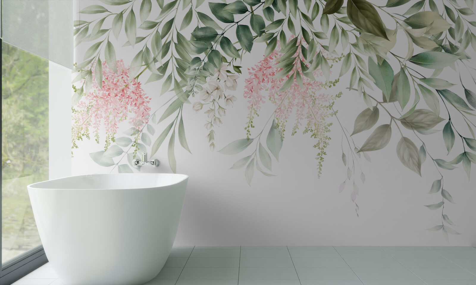 Fototapet plante tropicale suspendate