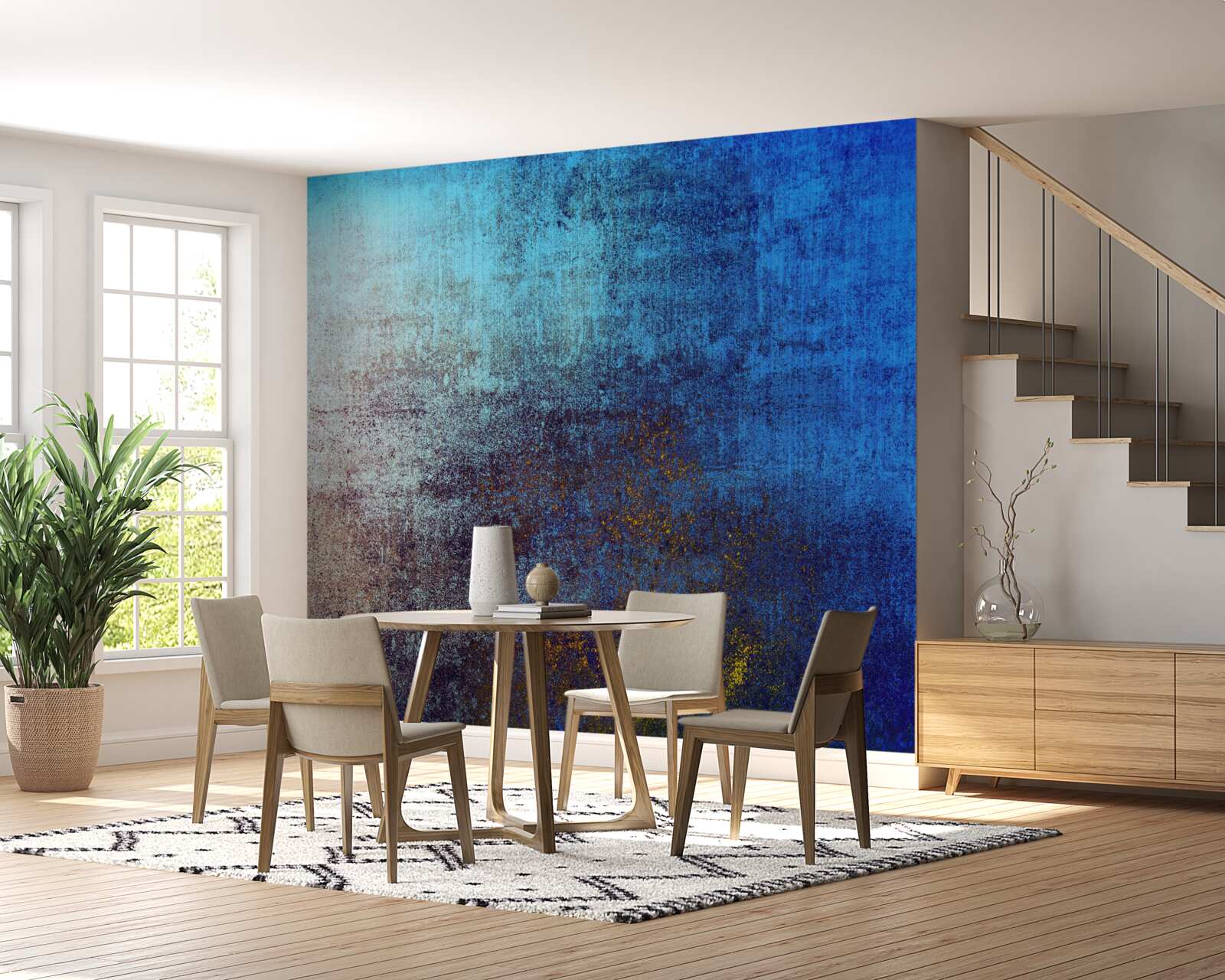 Fototapet ziua face loc întunericului nopții