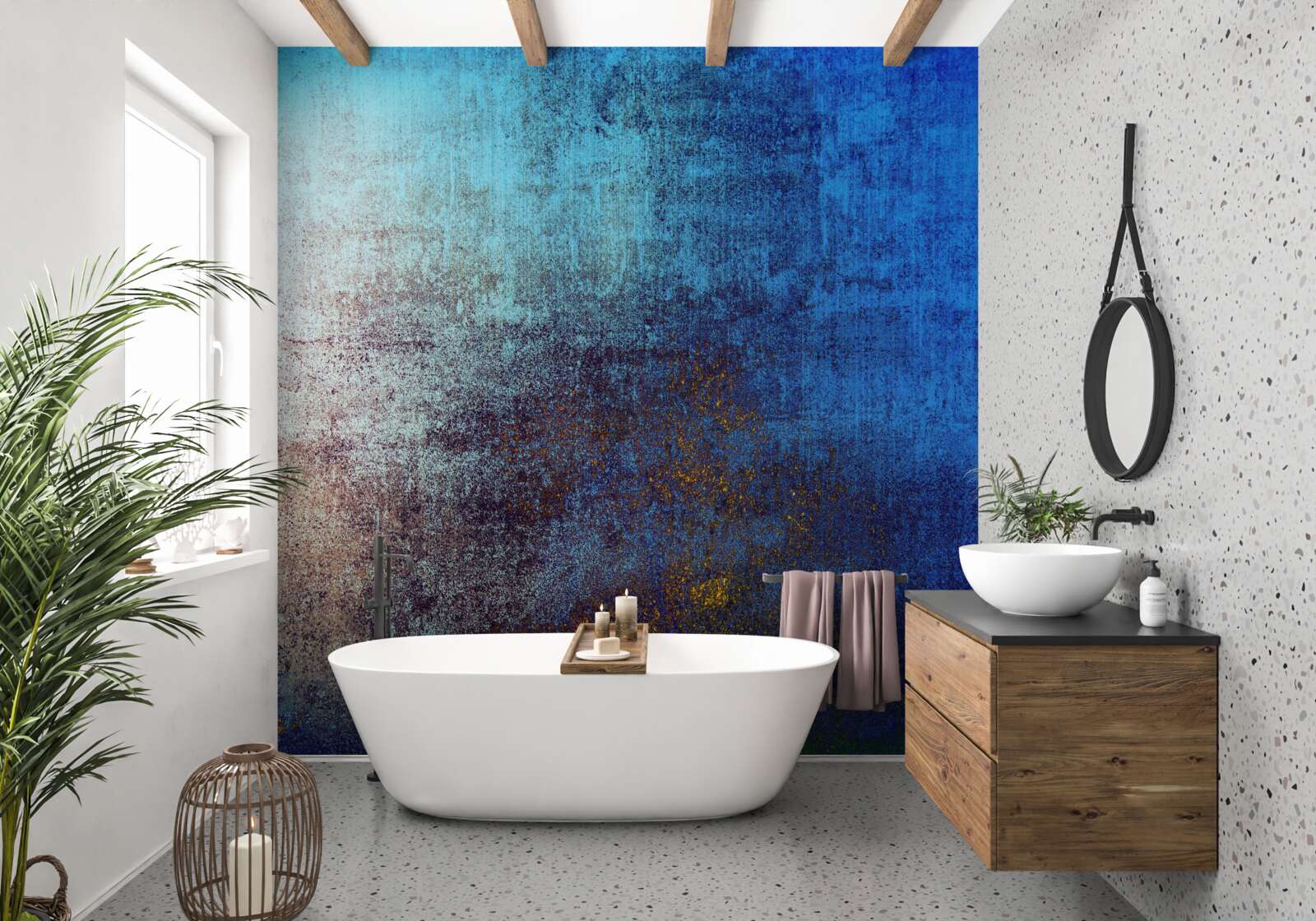 Fototapet ziua face loc întunericului nopții