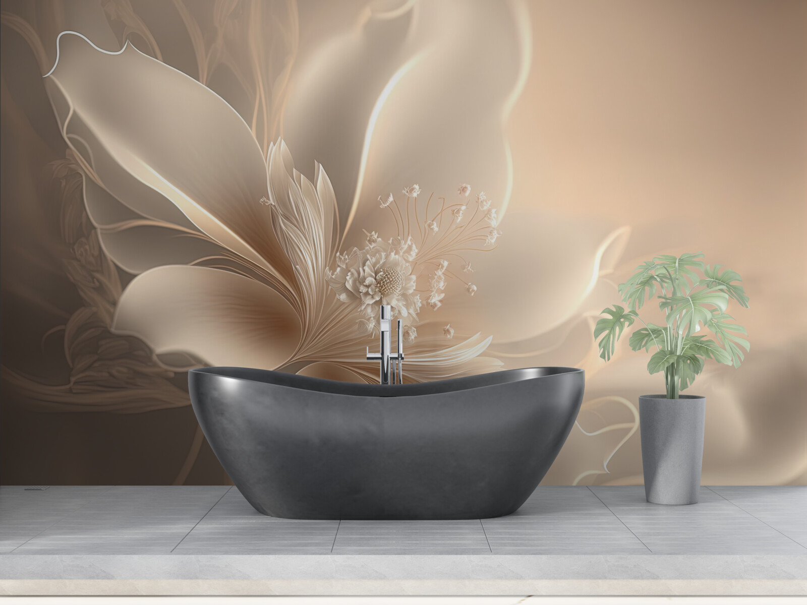 Fototapet floare albă elegantă