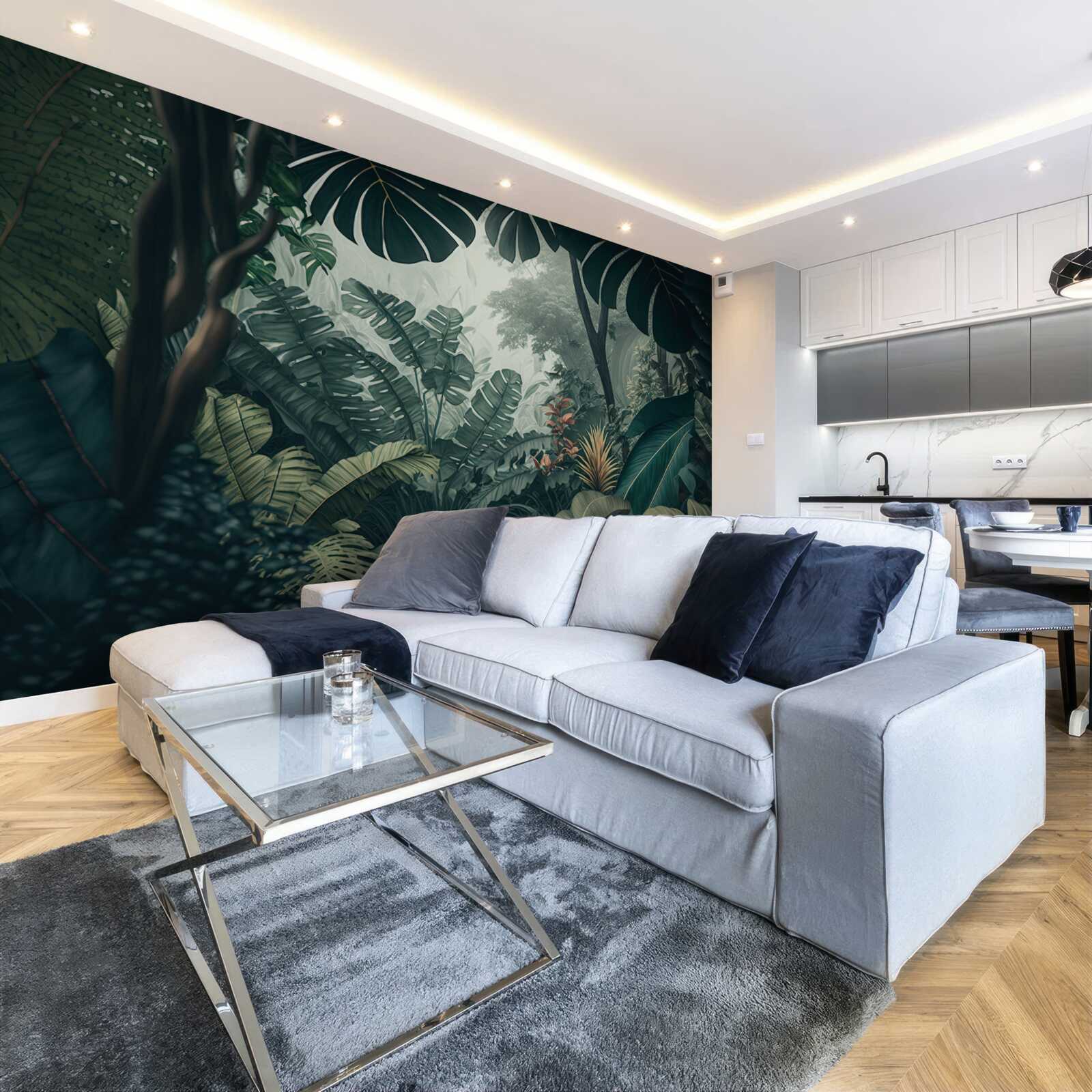 Fototapet vegetație tropicală luxuriantă