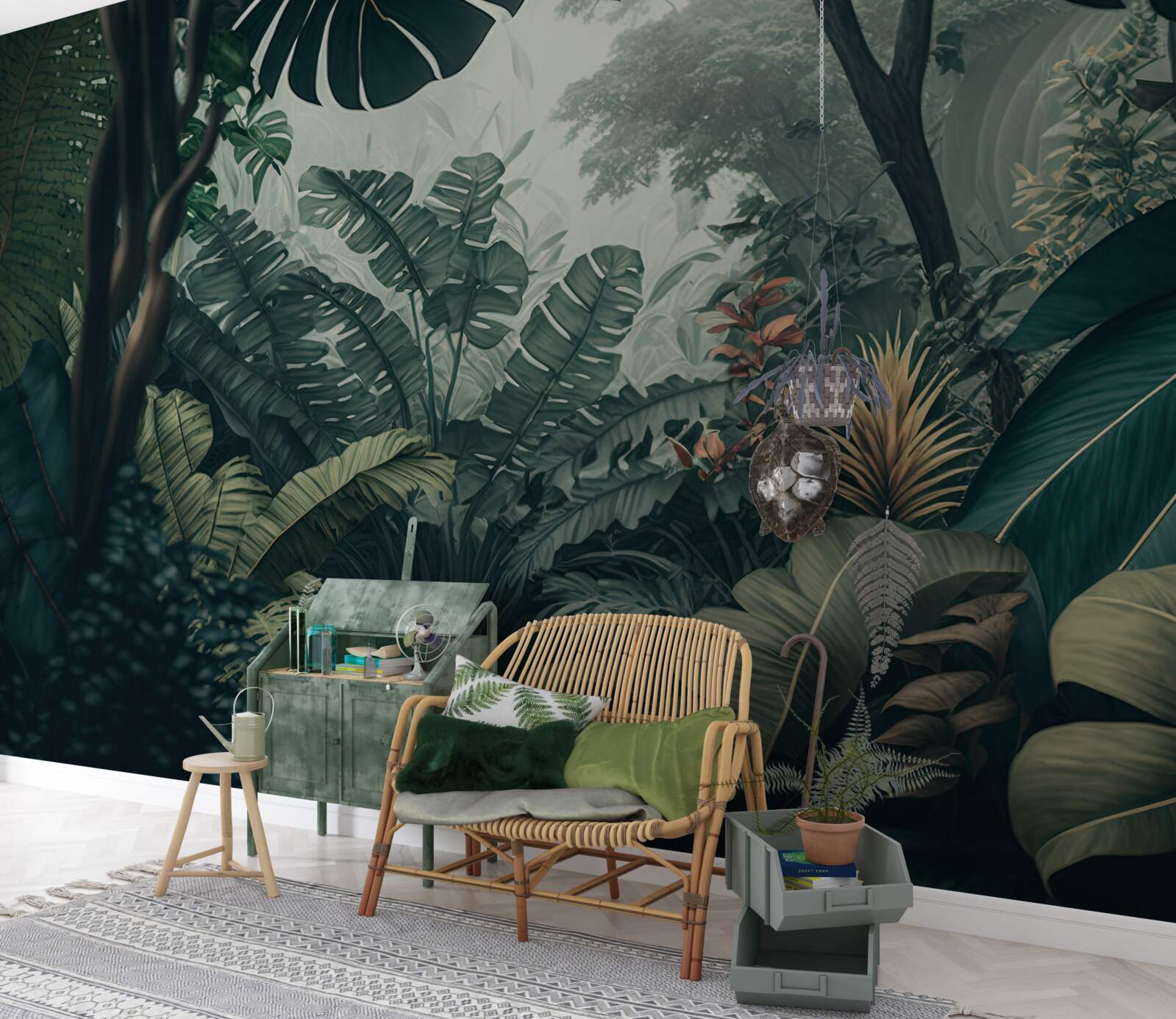 Fototapet vegetație tropicală luxuriantă