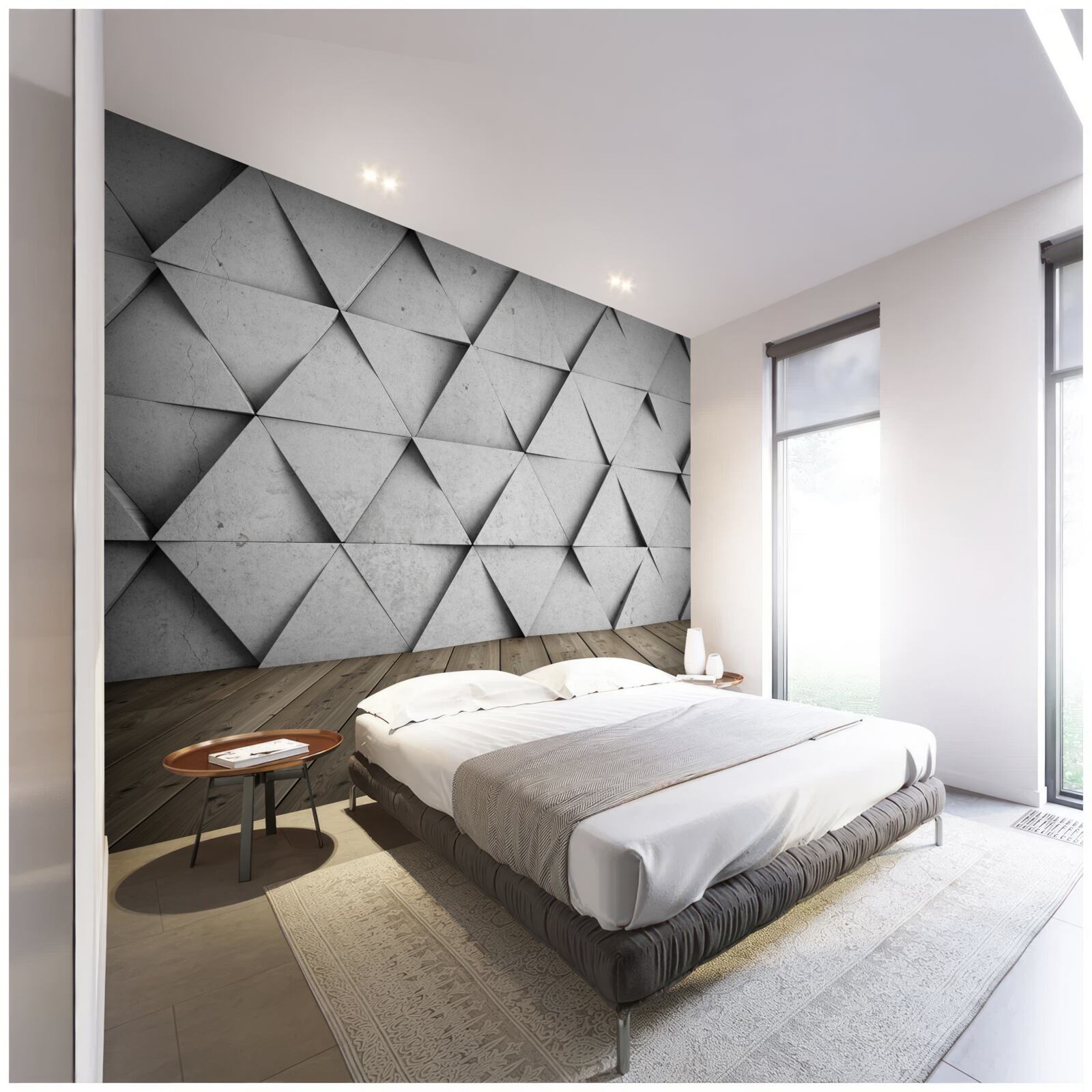 Fototapet triunghiuri drepte tridimensionale