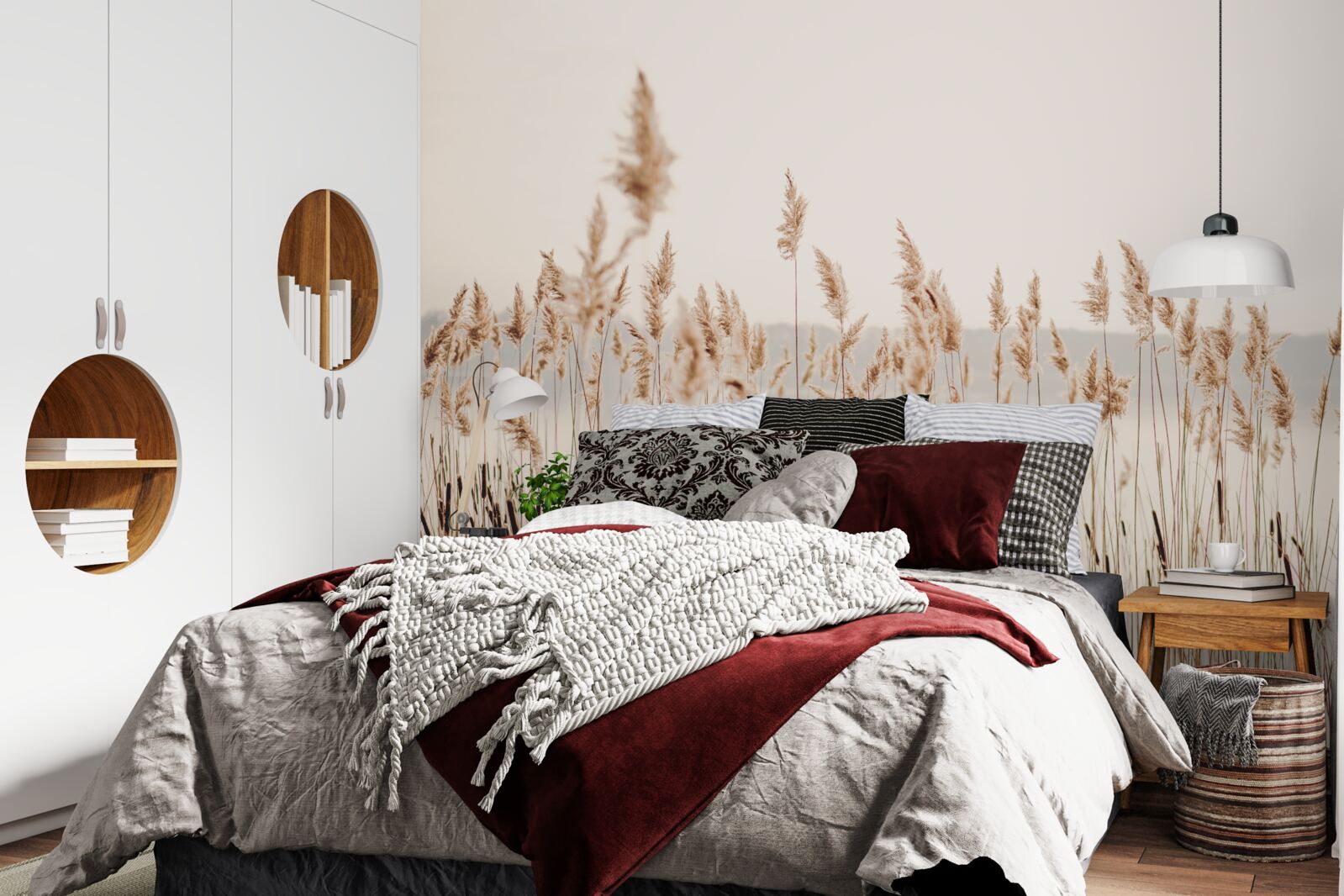 Fototapet stufăriș cețos toamna