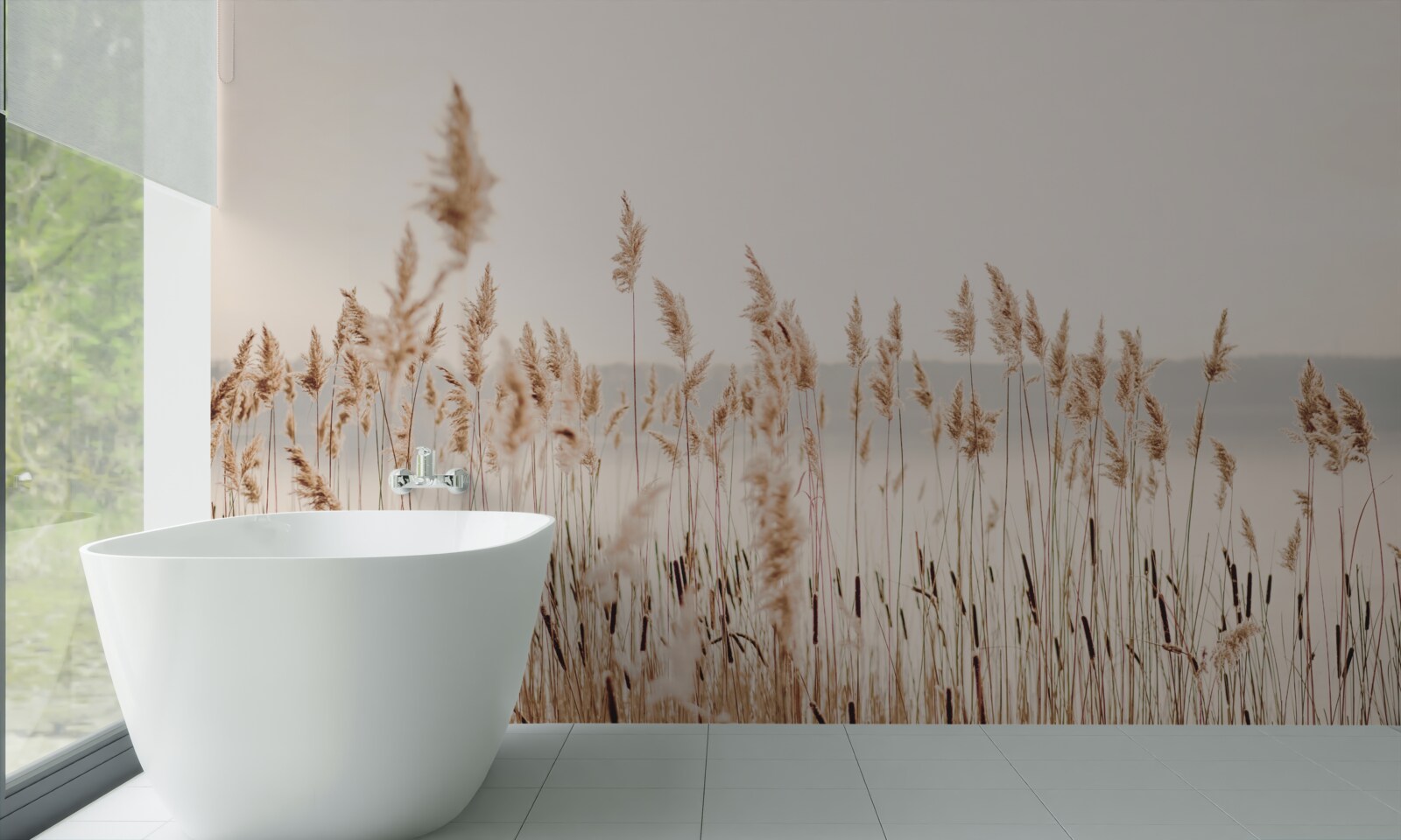 Fototapet stufăriș cețos toamna