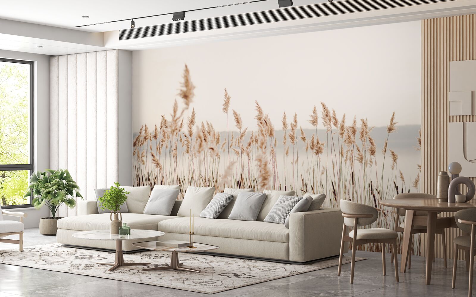 Fototapet stufăriș cețos toamna