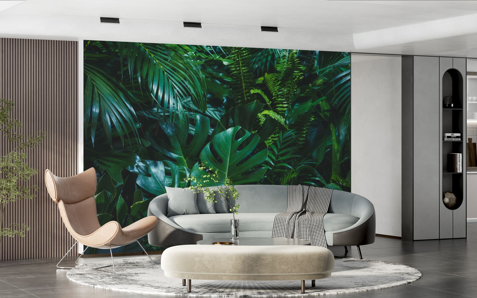 Fototapet tropicele sunt acoperite de o floră verde luxuriantă