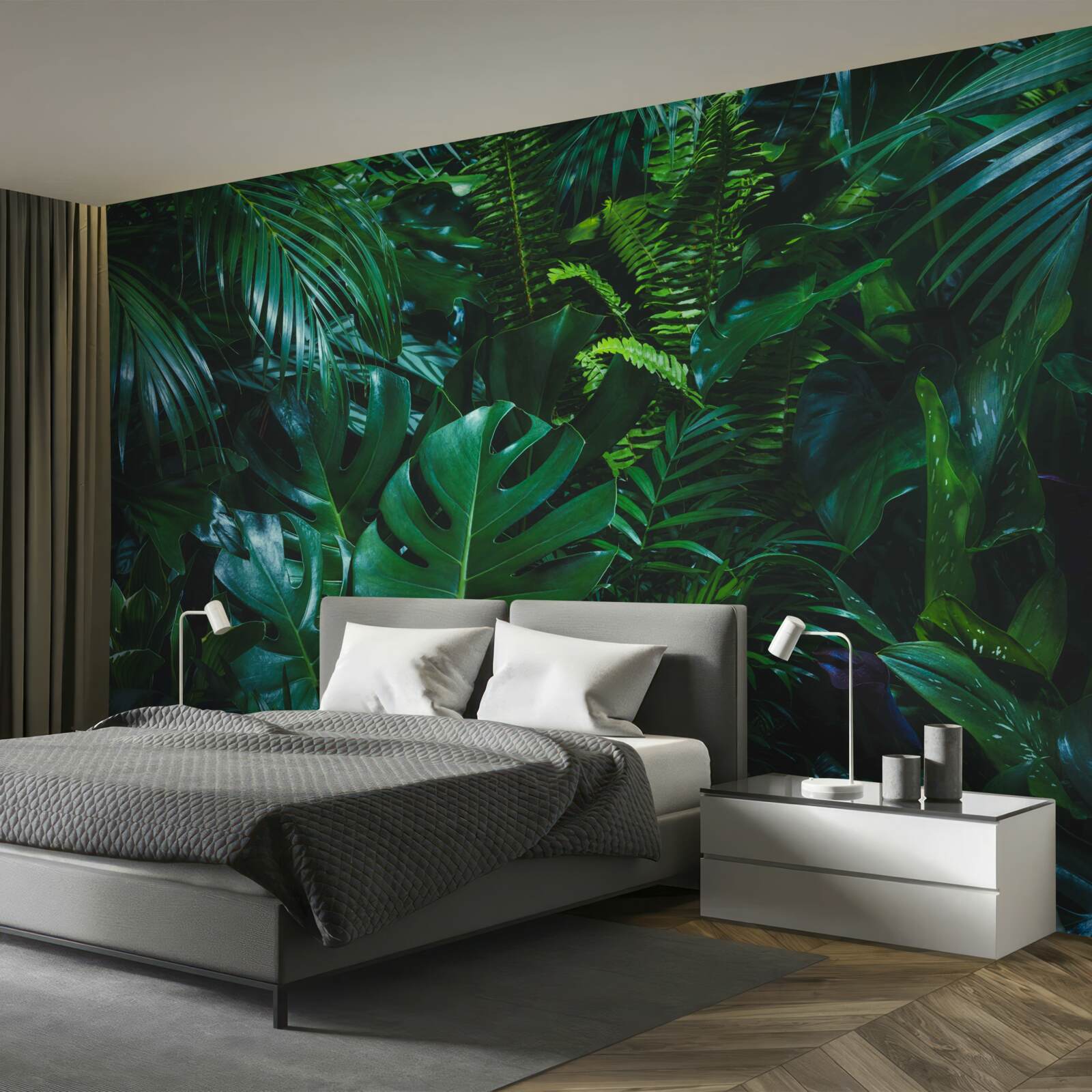 Fototapet tropicele sunt acoperite de o floră verde luxuriantă