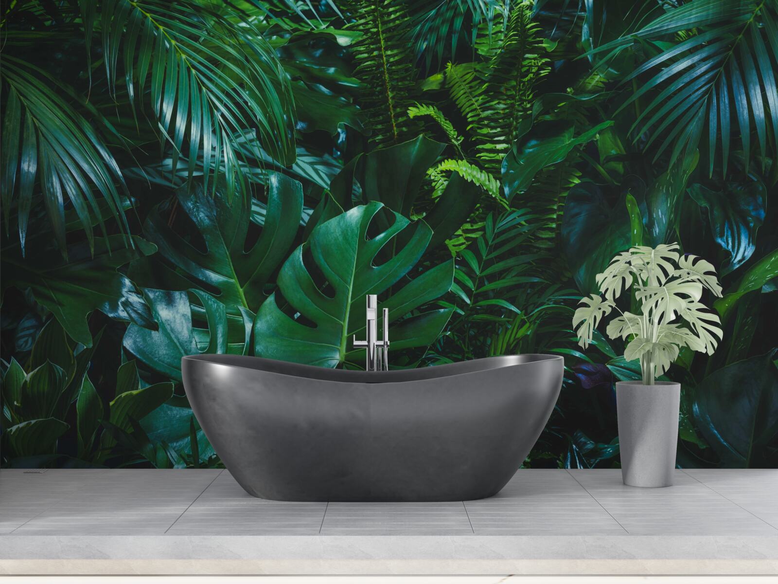 Fototapet tropicele sunt acoperite de o floră verde luxuriantă