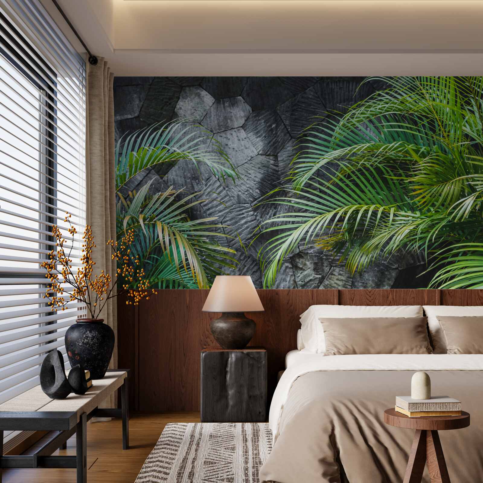 Fototapet feriga pleacă în noaptea cețoasă