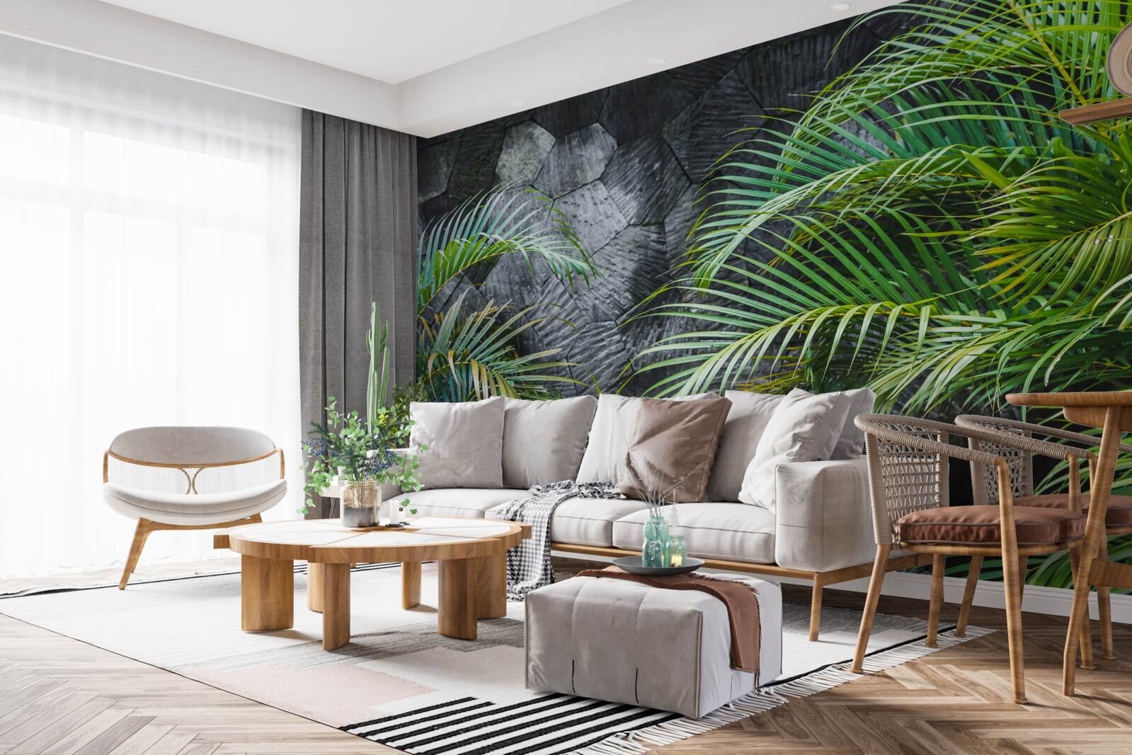 Fototapet feriga pleacă în noaptea cețoasă