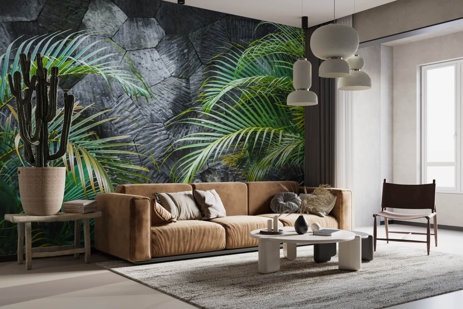 Fototapet feriga pleacă în noaptea cețoasă