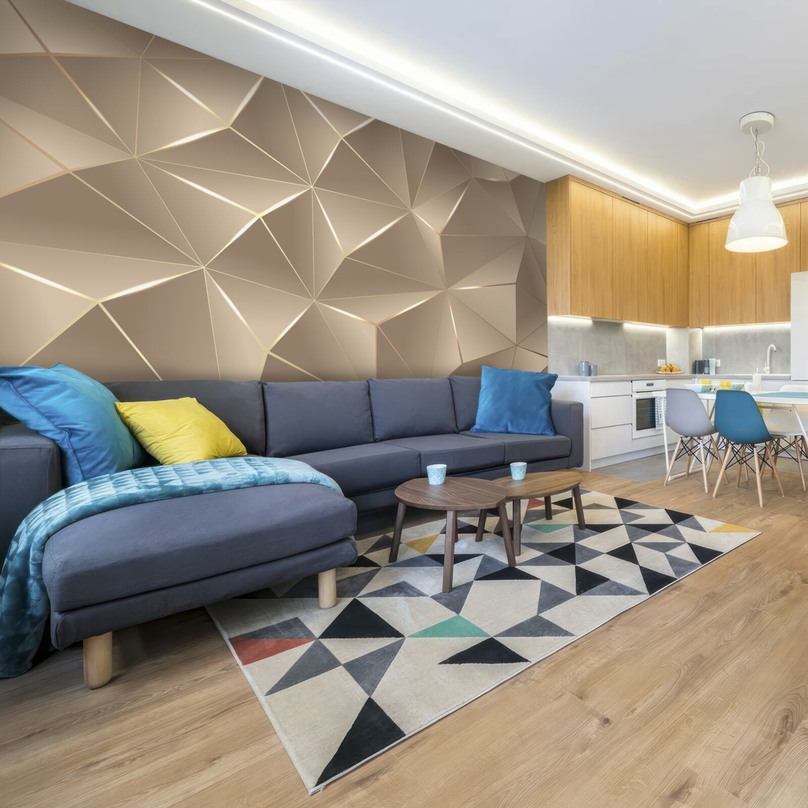 Fototapet texturi 3d pe un fundal deschis