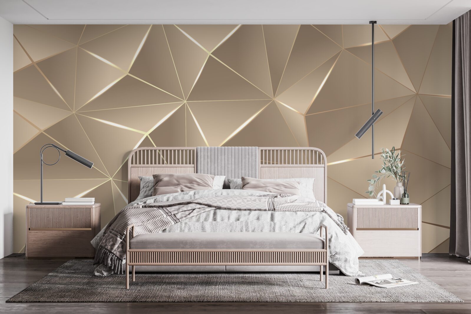 Fototapet texturi 3d pe un fundal deschis