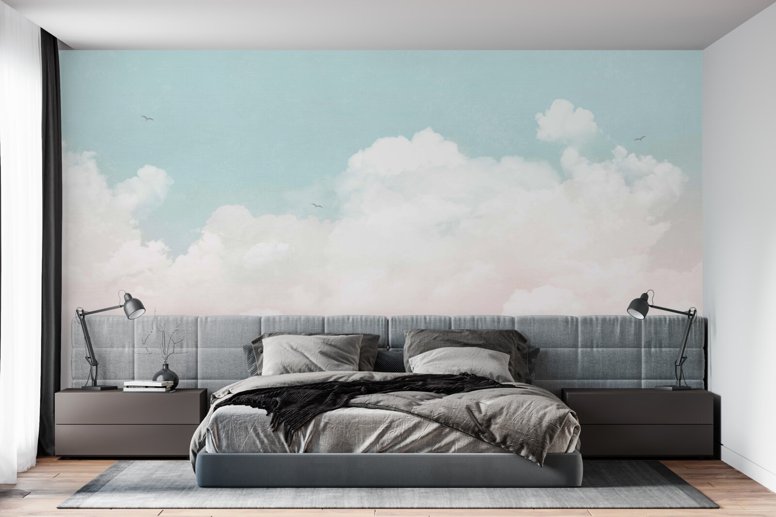 Fototapet nori lăptoși groși