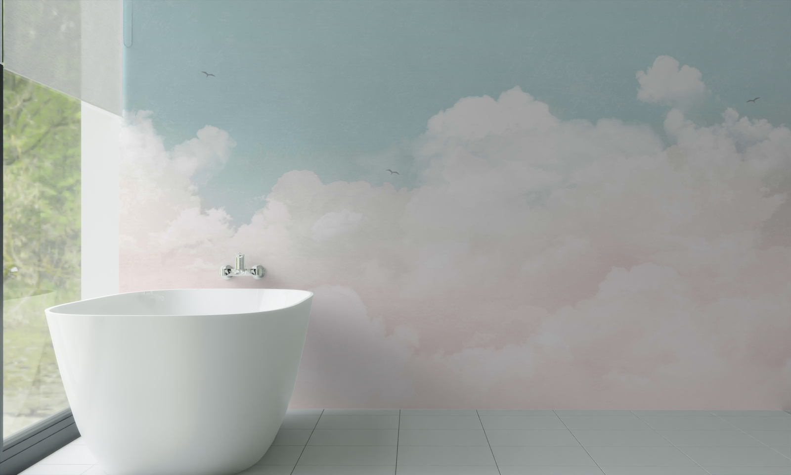 Fototapet nori lăptoși groși