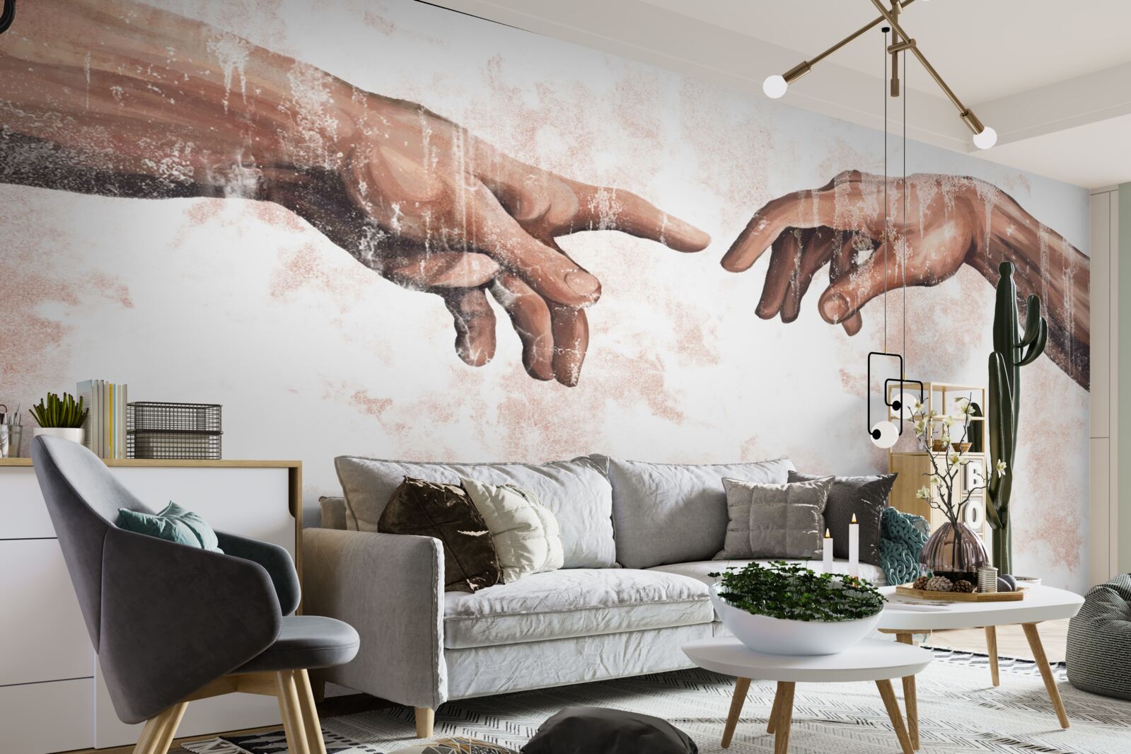 Fototapet mâinile unui bărbat și ale unei femei care sunt împreunate