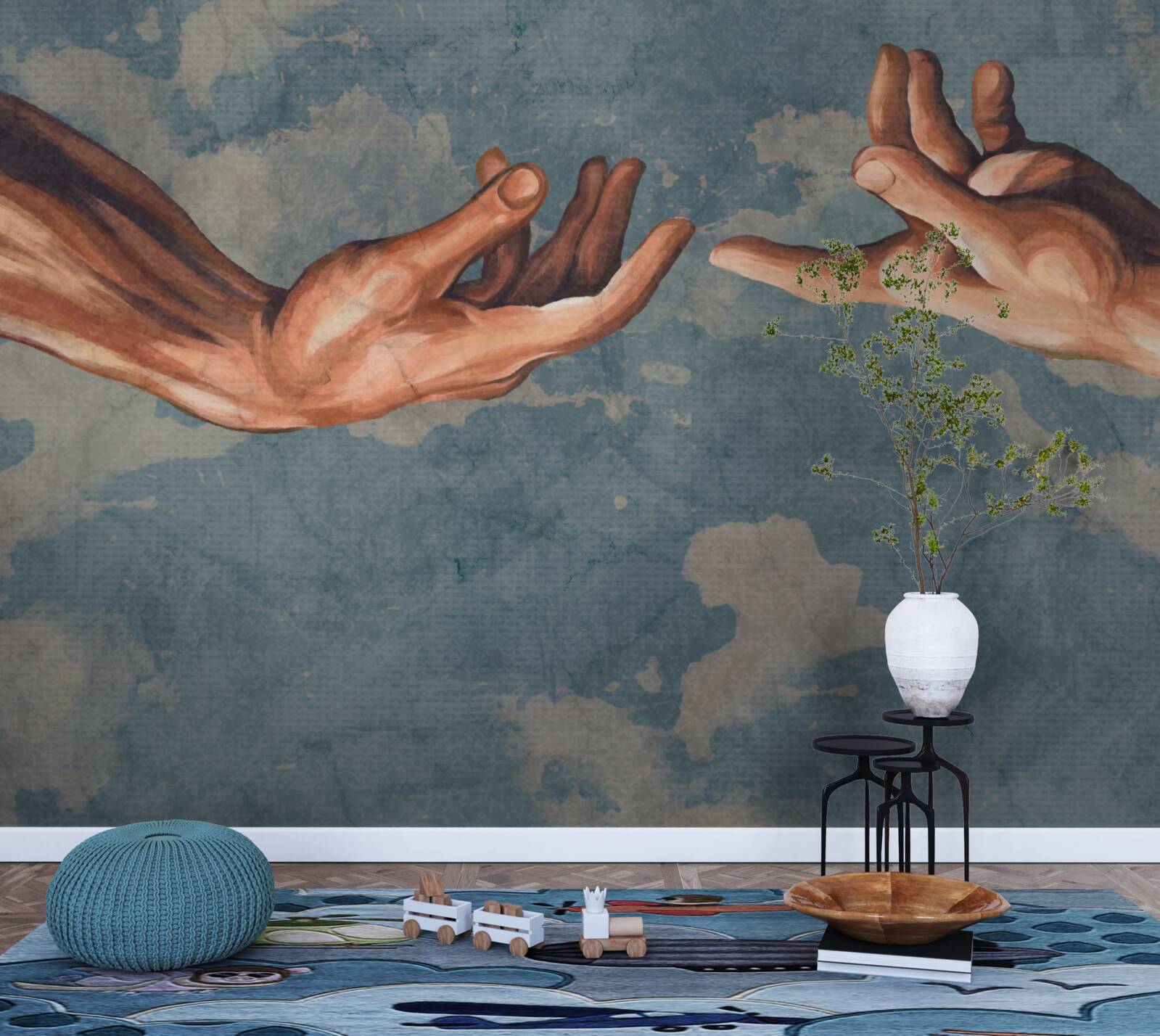 Fototapet mâini întinse una spre cealaltă