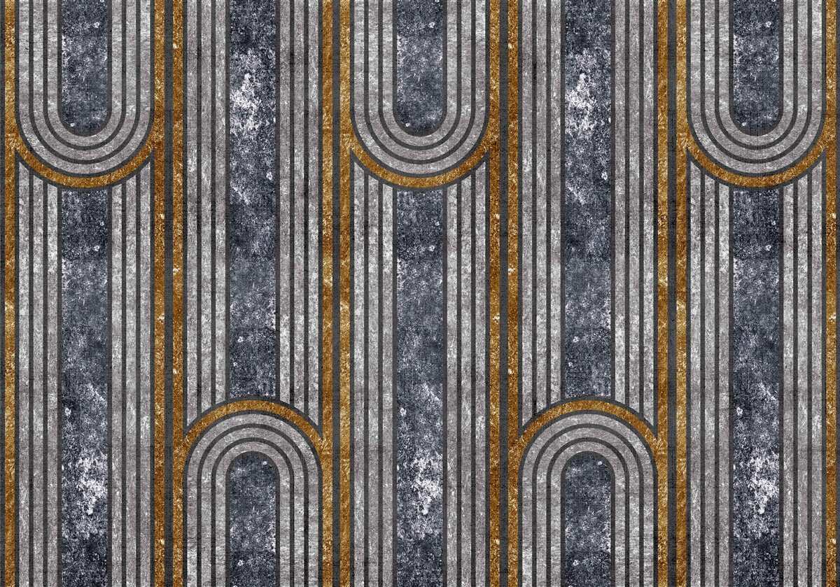 Fototapet liniile verticale care rămân drepte și cele care se curbează