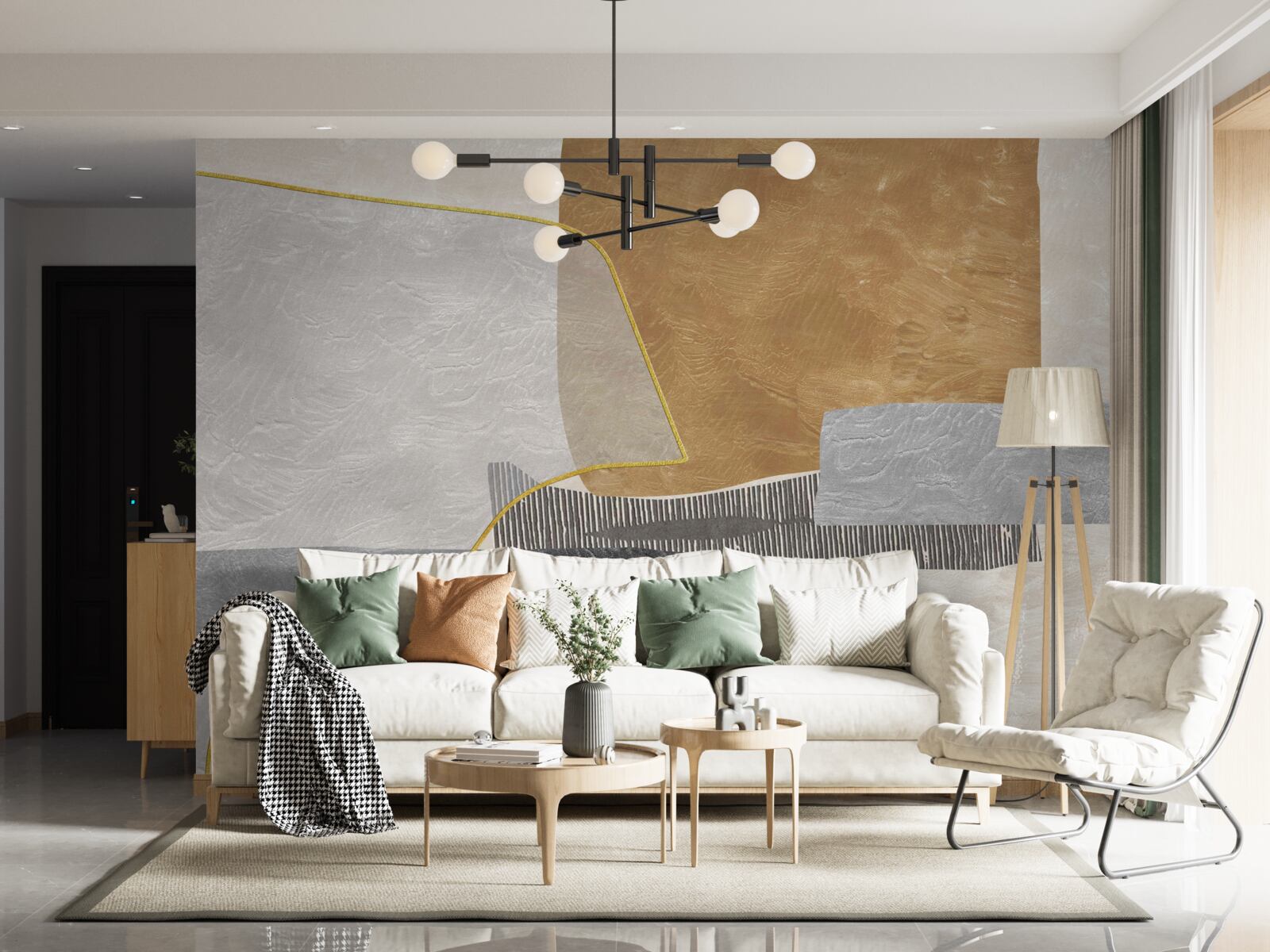 Fototapet nava cucerește spațiile acvatice ale abstracției