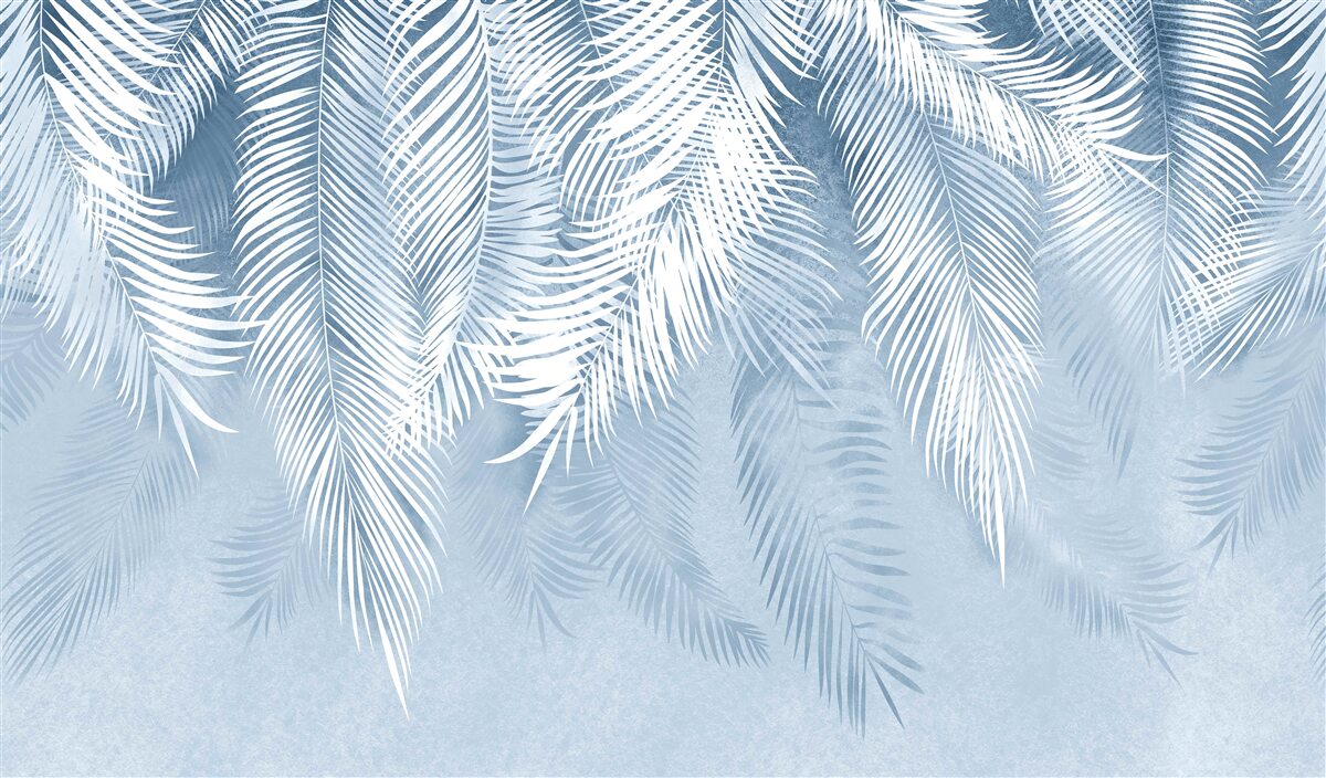 Fototapet frunze de ferigă îndreptate în jos