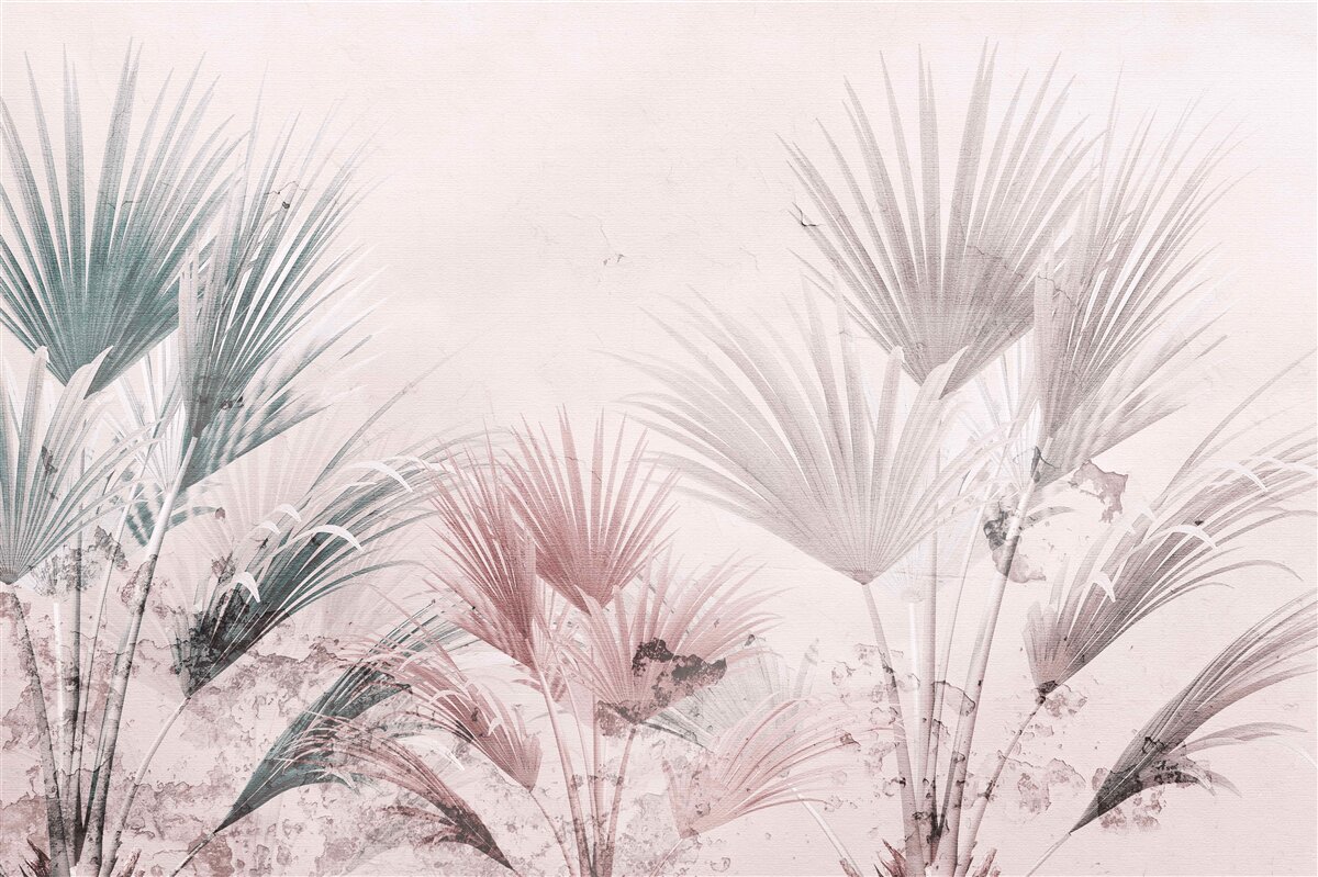 Fototapet ferigi tropicale multicolore