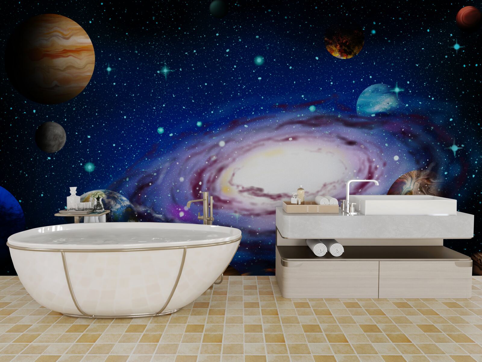 Fototapet constelații ale universului nostru