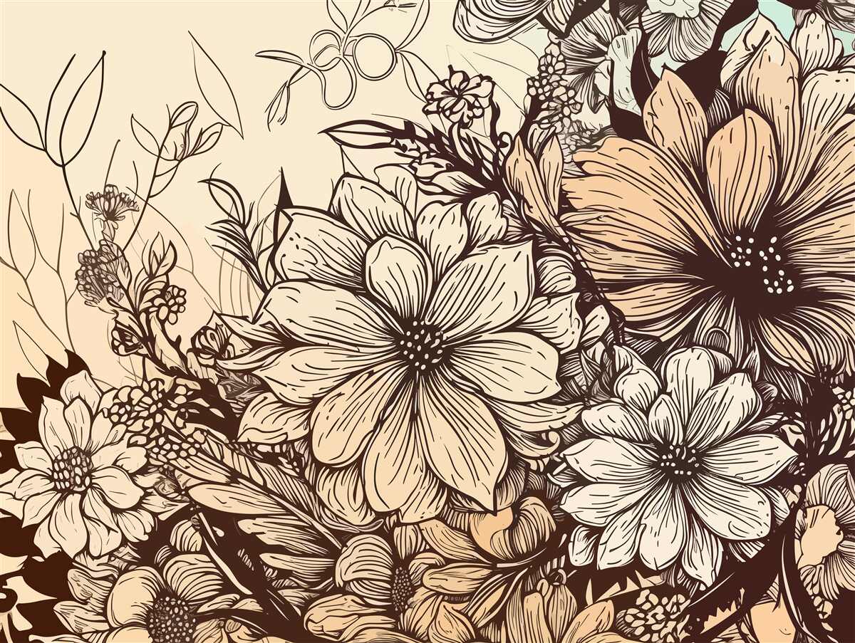 Fototapet flori tropicale pline de culoare