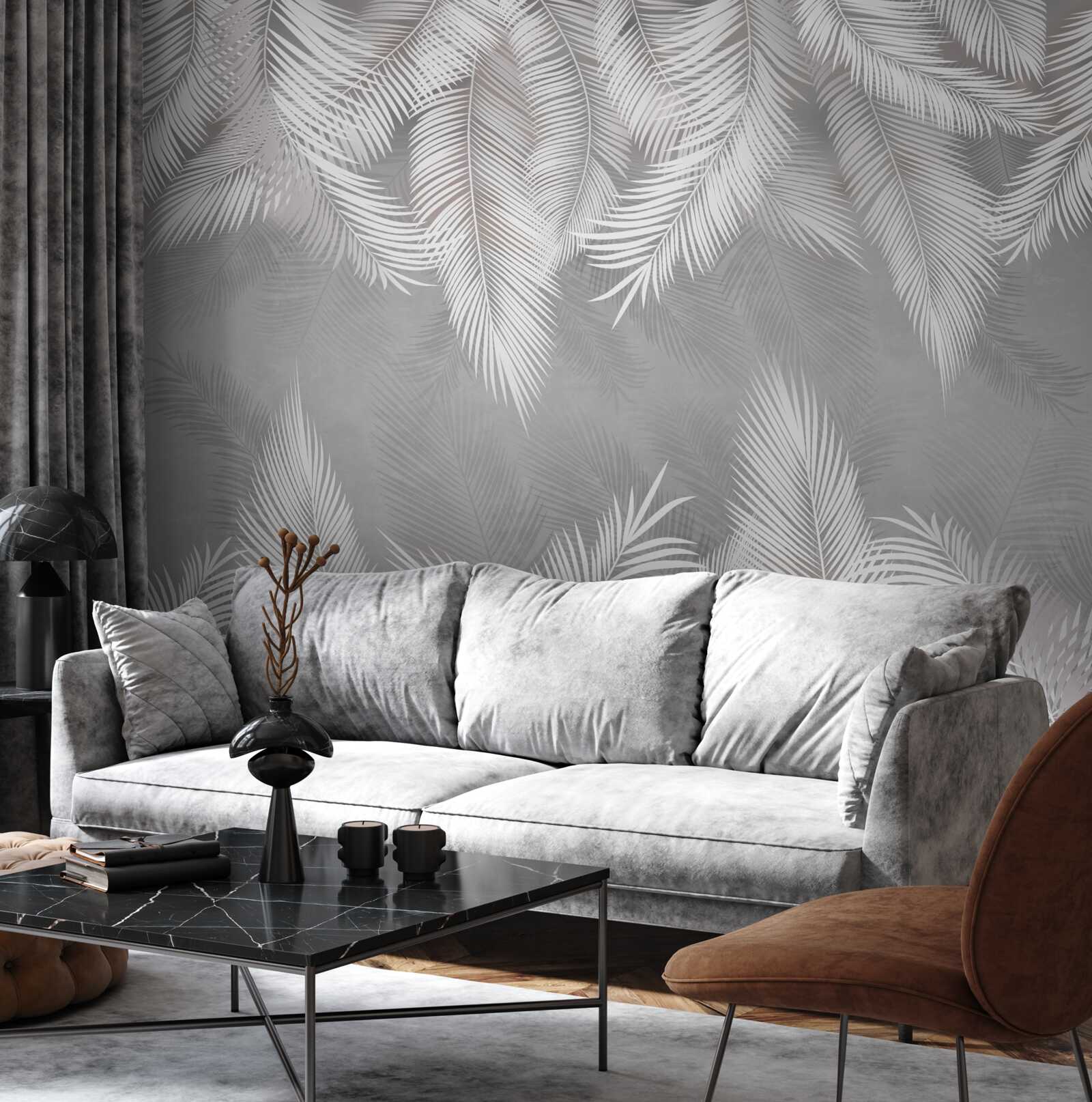 Fototapet reflexia penelor albe în apă