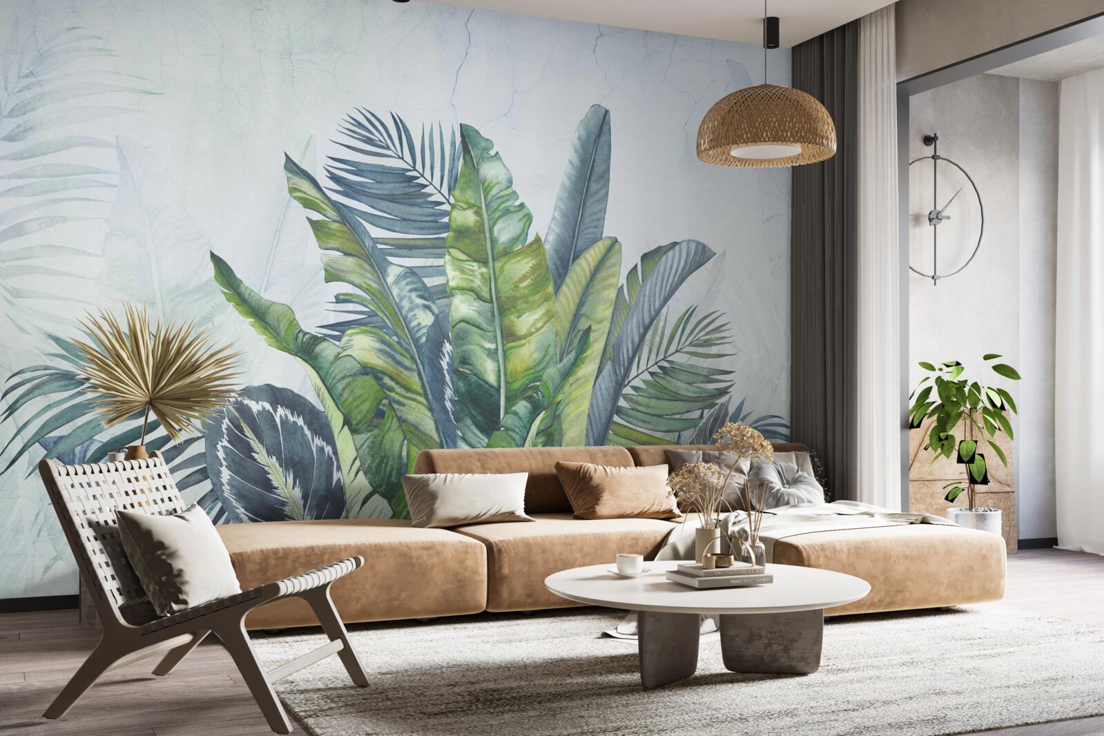 Fototapet rezumat al florei exotice