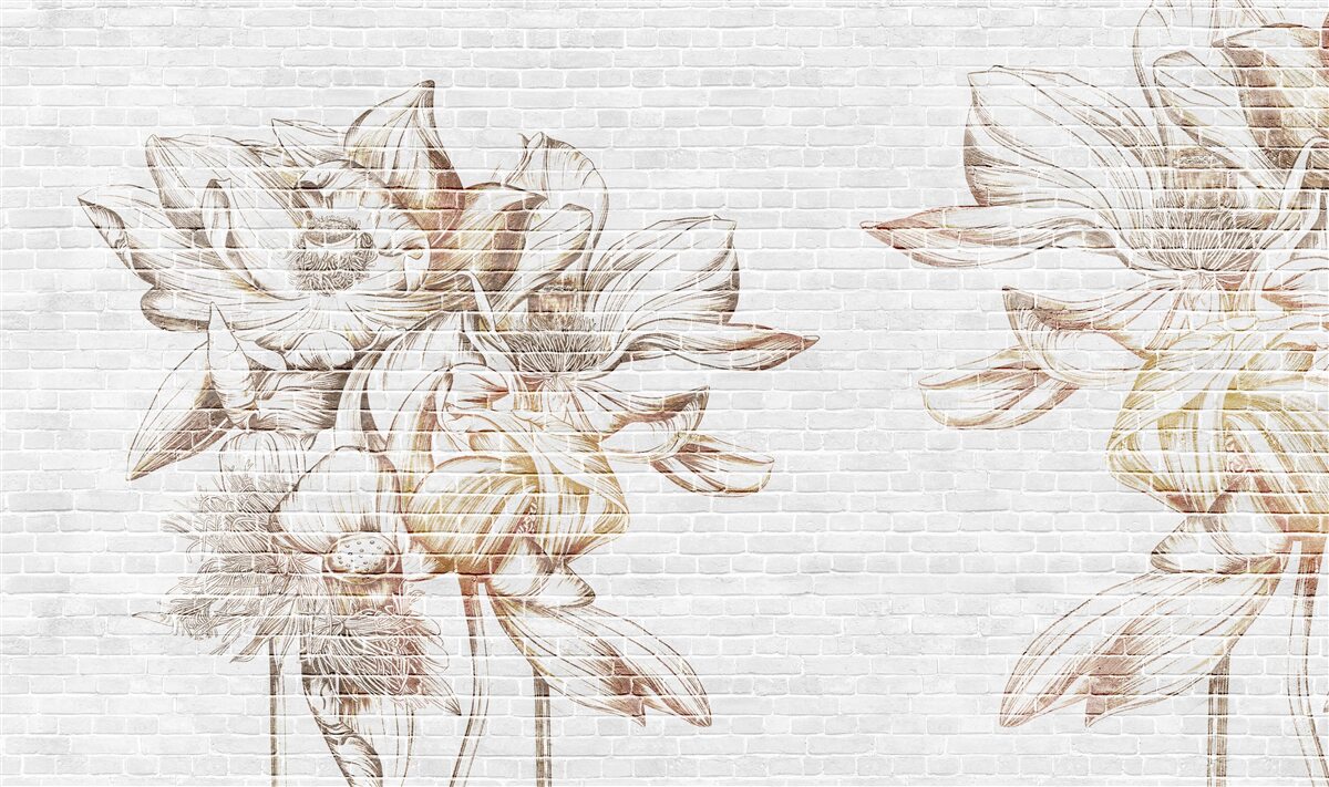 Fototapet blondă delicată filicia