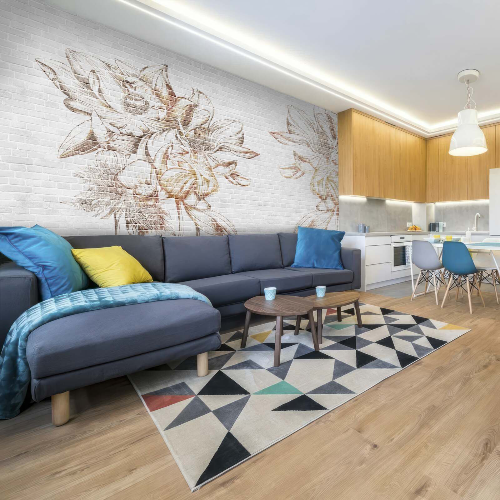 Fototapet blondă delicată filicia