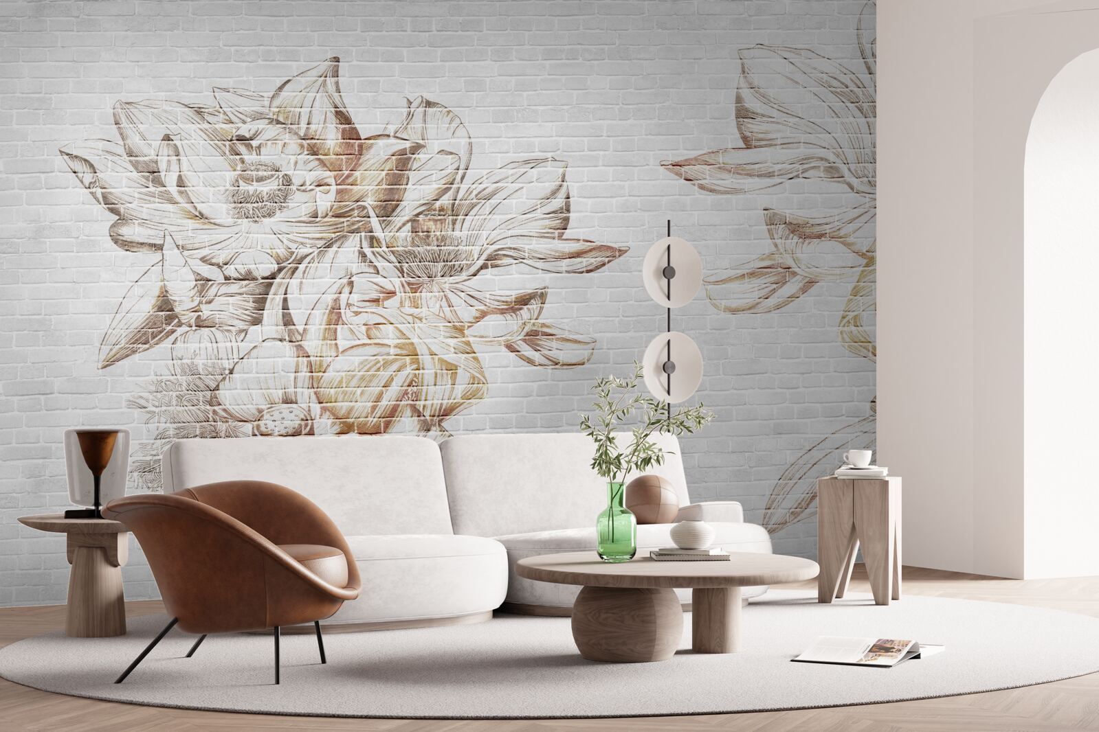 Fototapet blondă delicată filicia