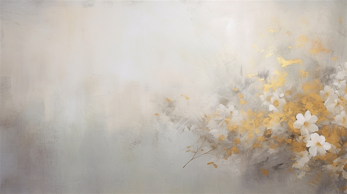 Fototapet o dimineață cețoasă de toamnă într-o pădure deasă