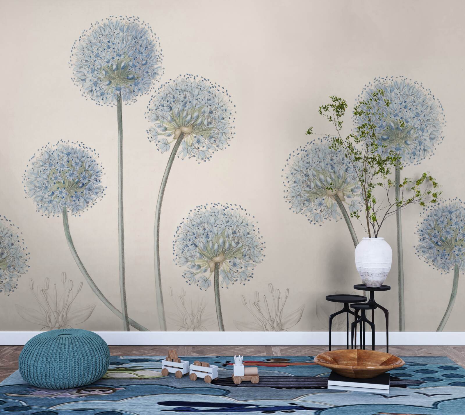 Fototapet vârfuri de agave grațioase