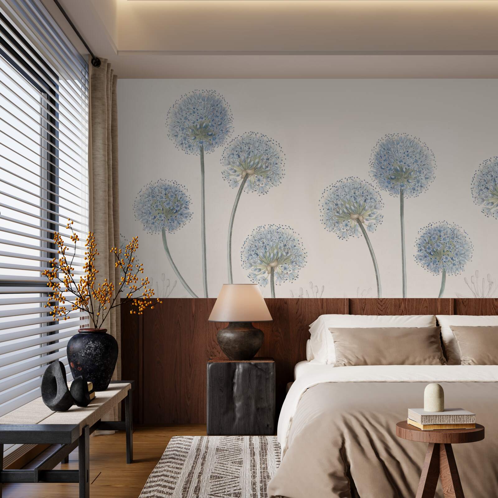 Fototapet vârfuri de agave grațioase