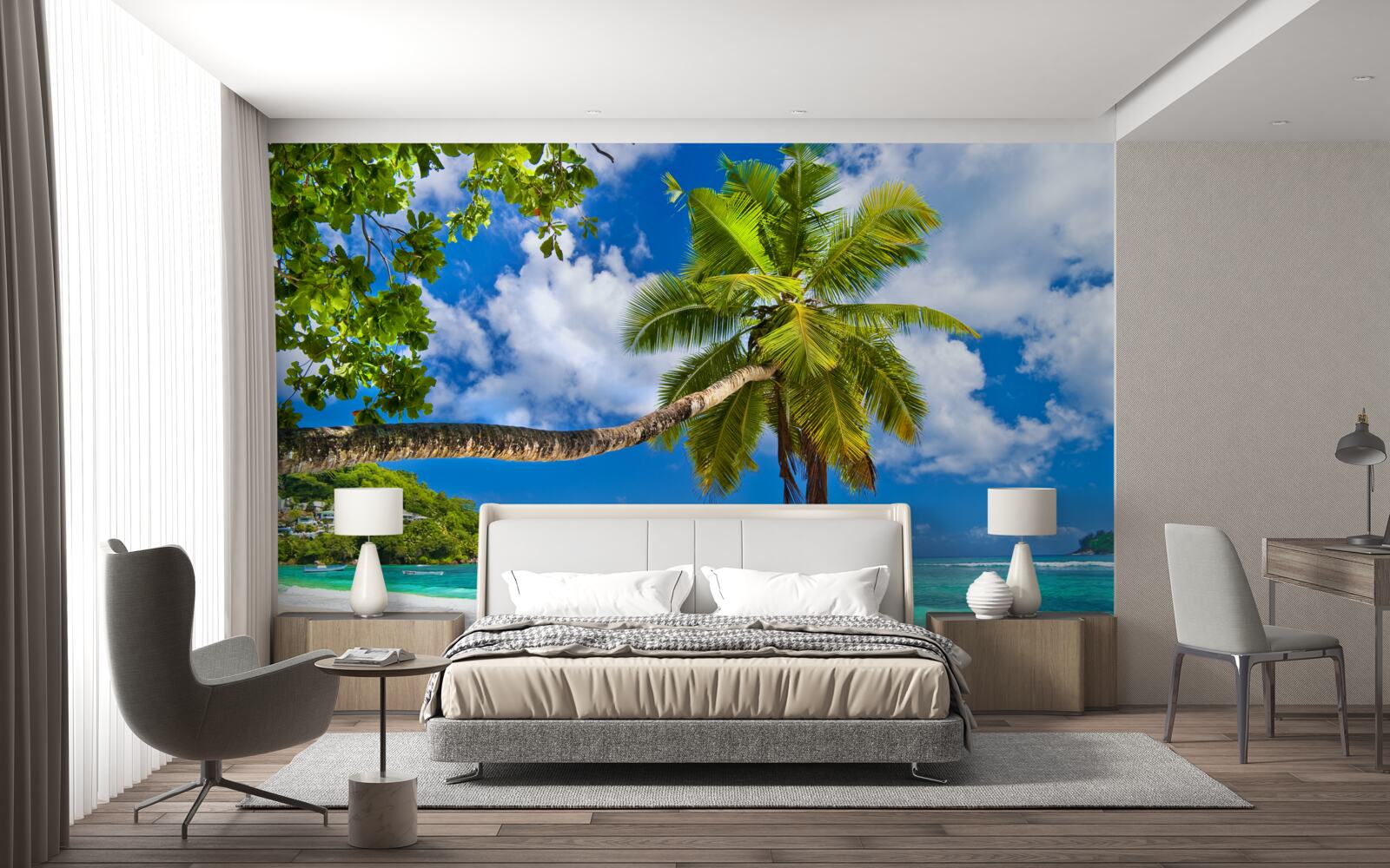 Fototapet natura fascinantă a insulelor seychelles