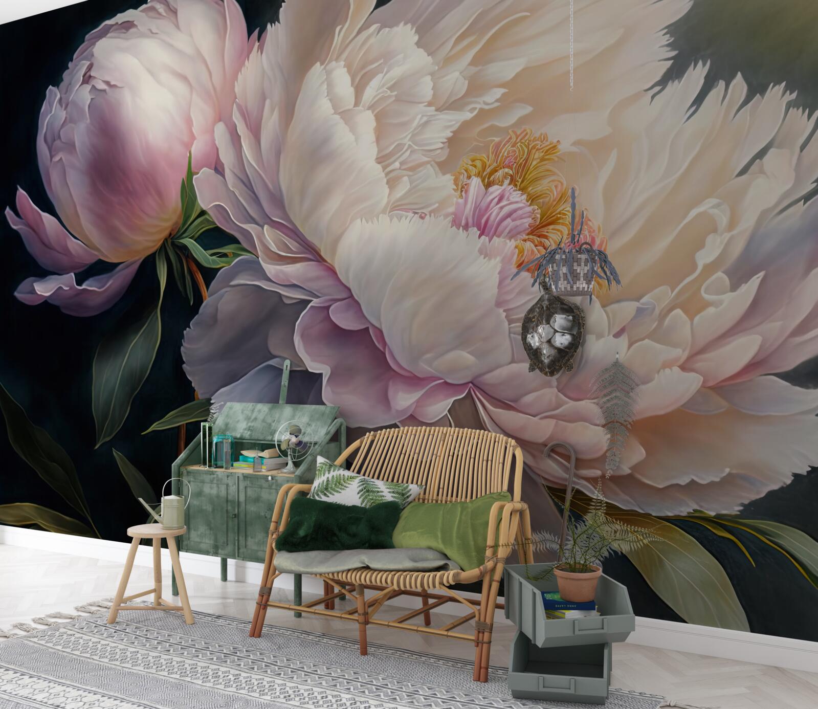 Fototapet gogoașă mare roz delicat