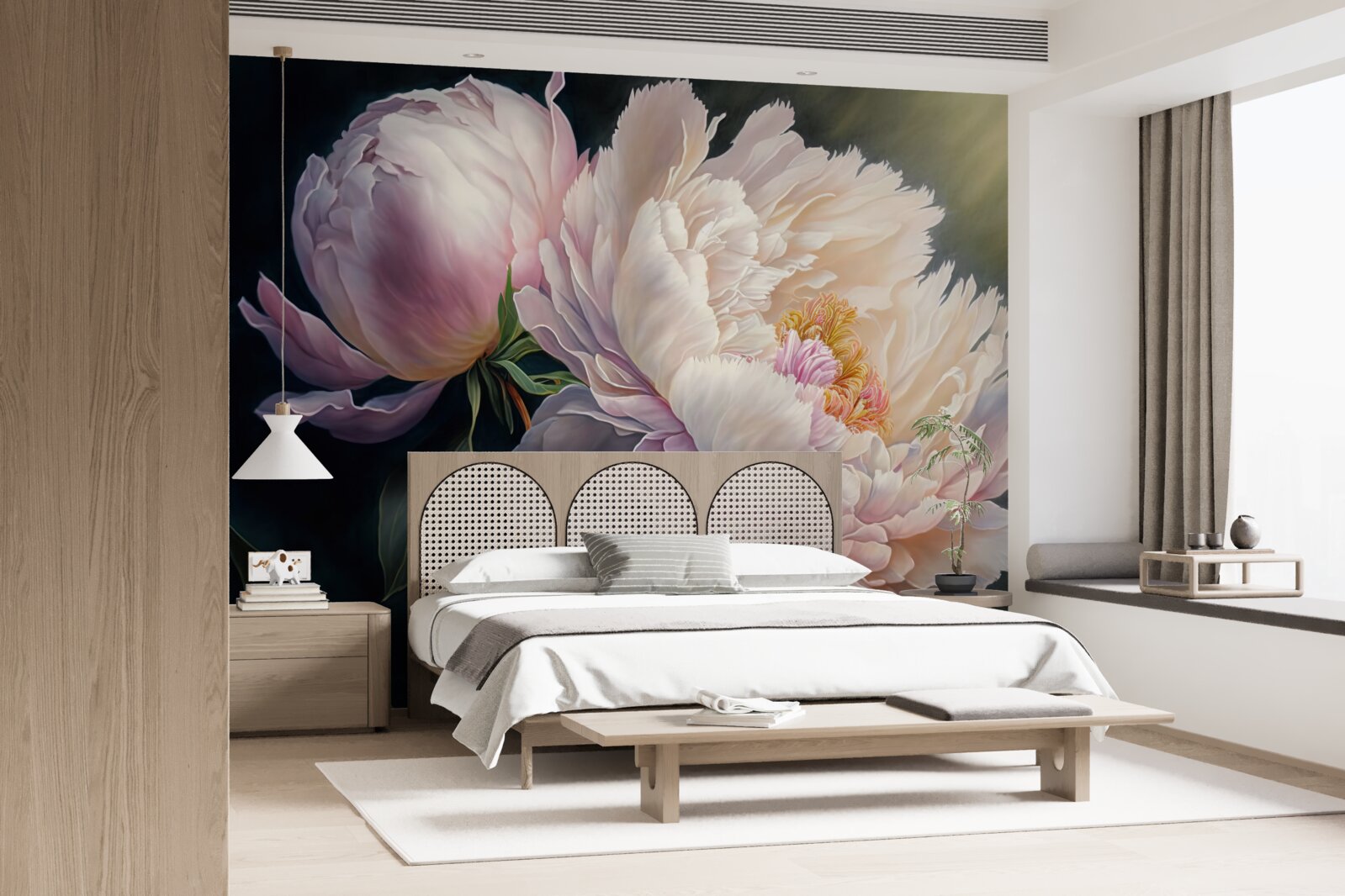 Fototapet gogoașă mare roz delicat