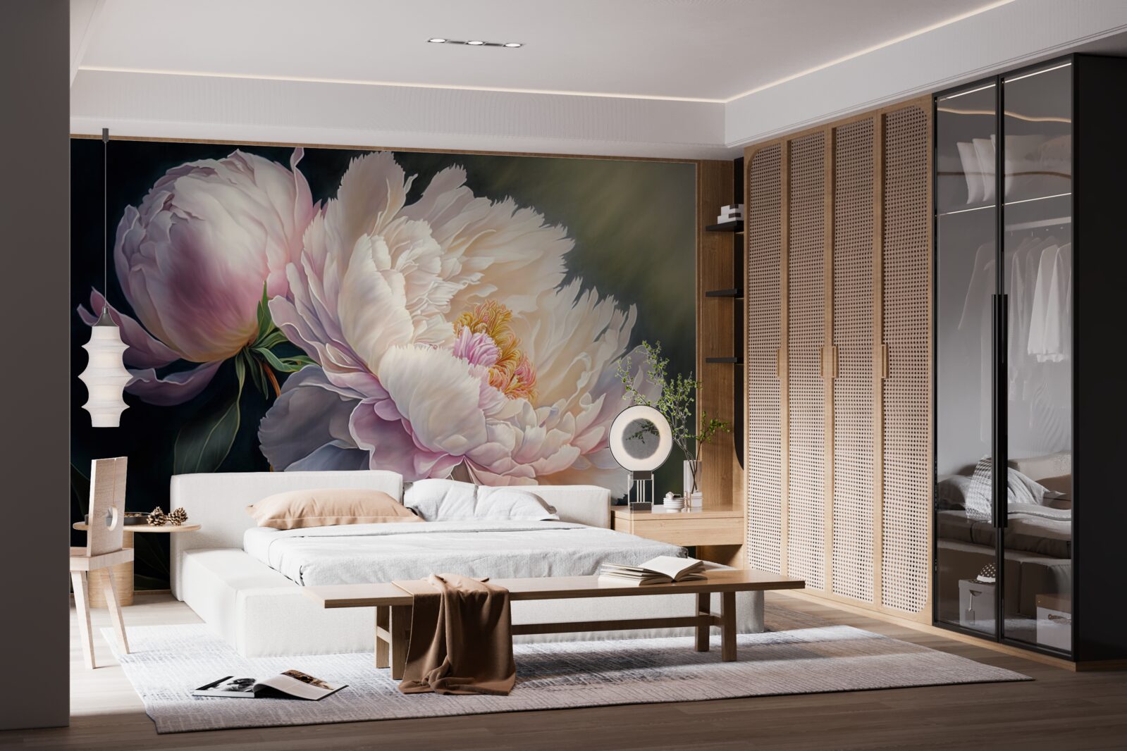 Fototapet gogoașă mare roz delicat