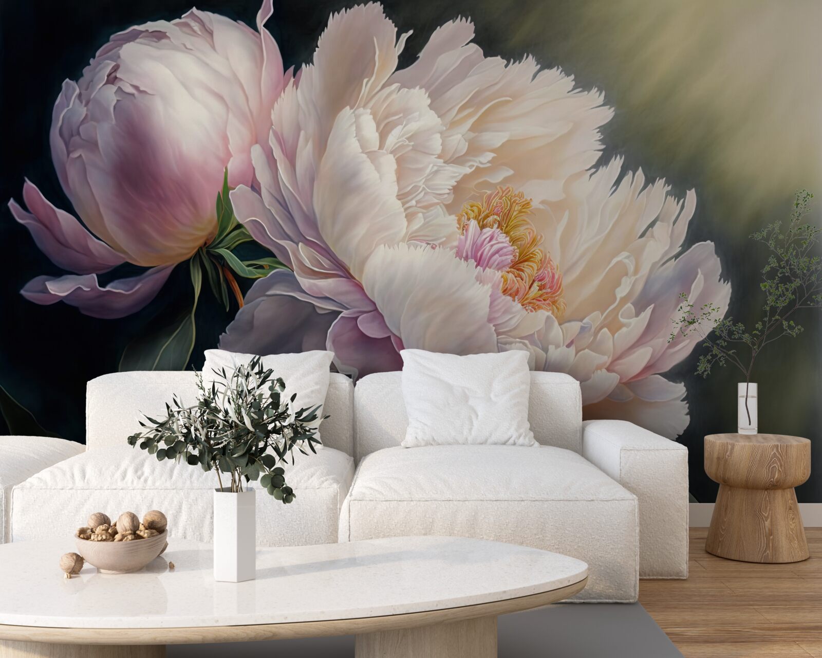 Fototapet gogoașă mare roz delicat