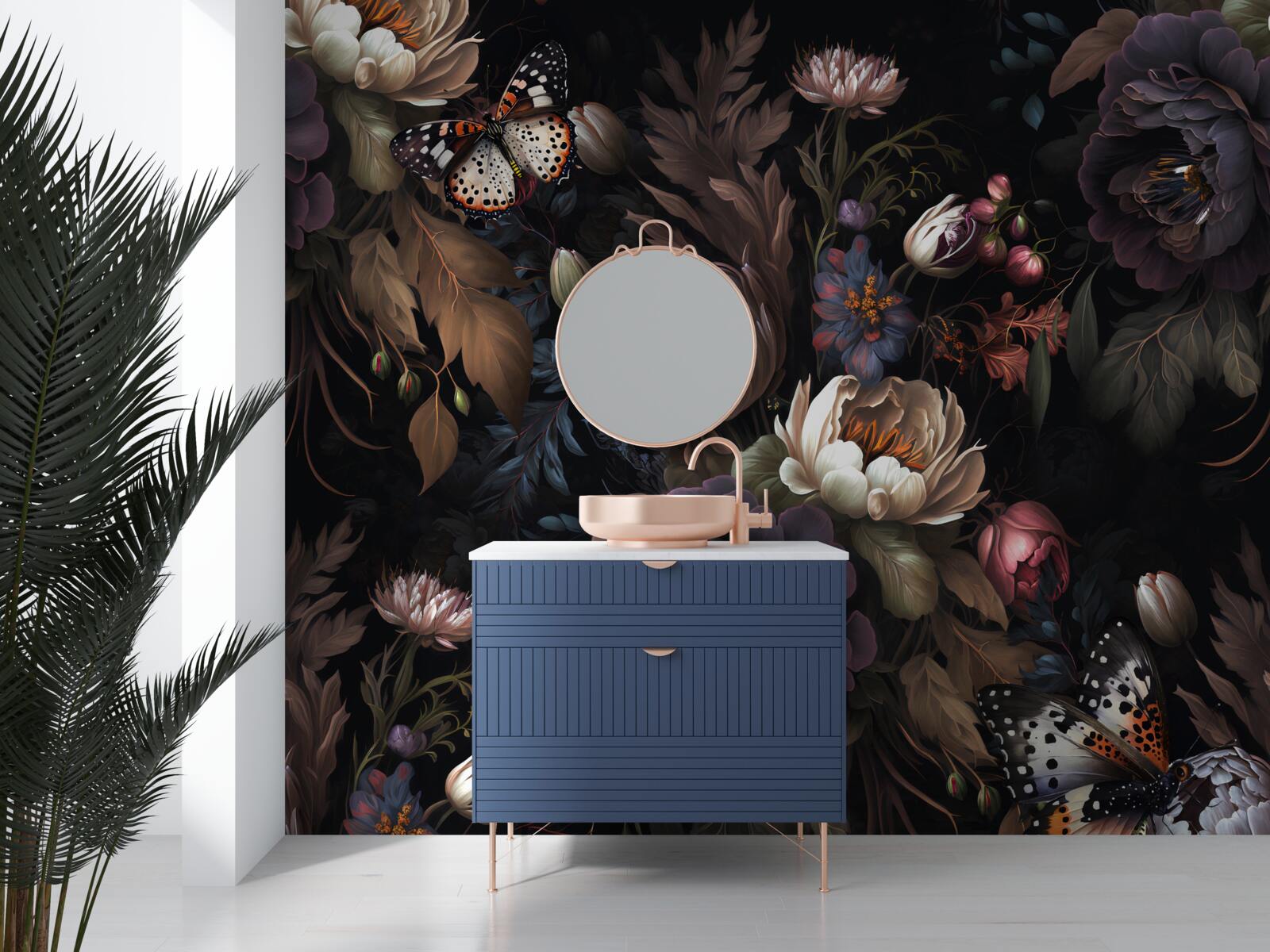 Fototapet când se lasă noaptea, florile adorm